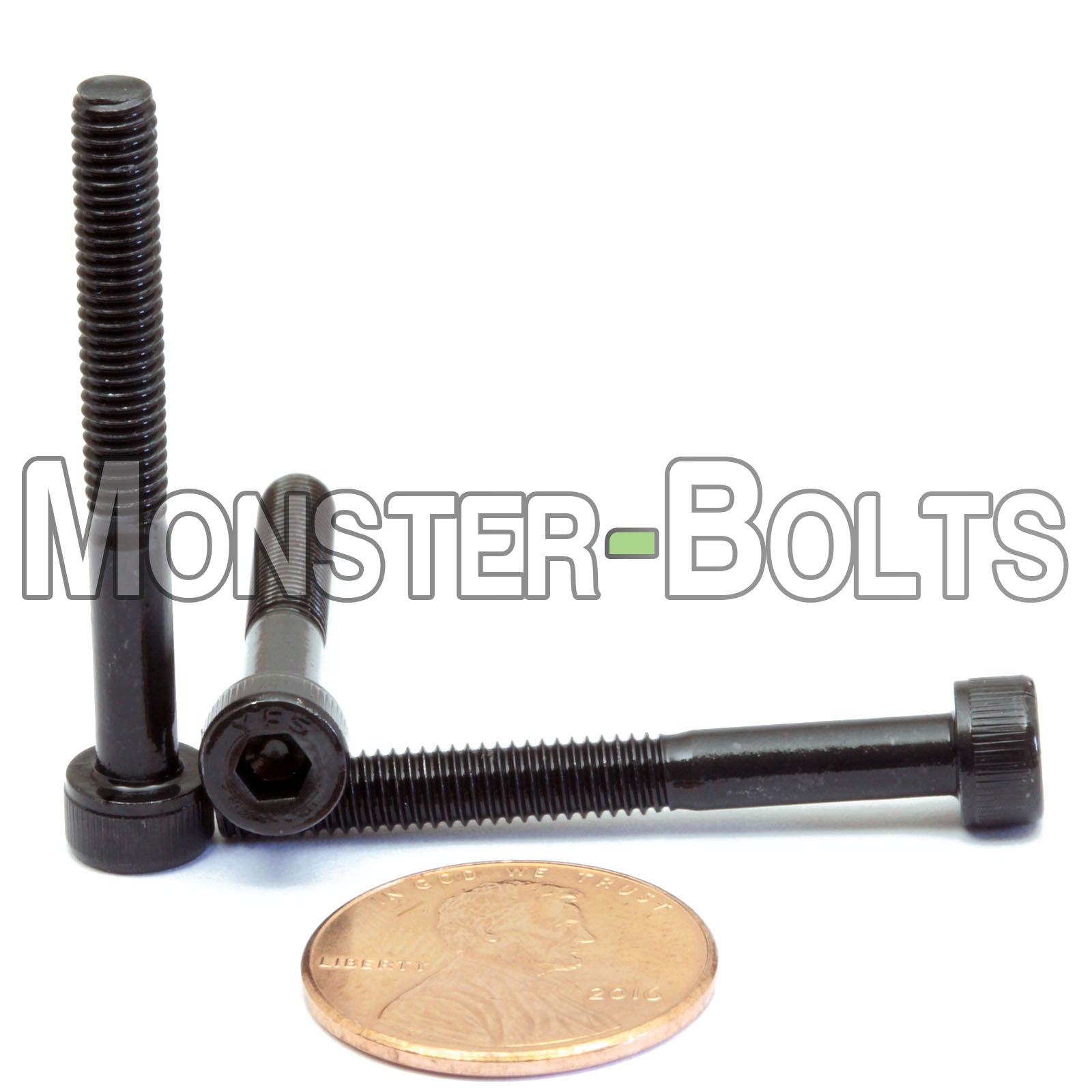 M4 Socket Head Cap screws, Class 12.9 Alloy Steel w/ Black Oxide