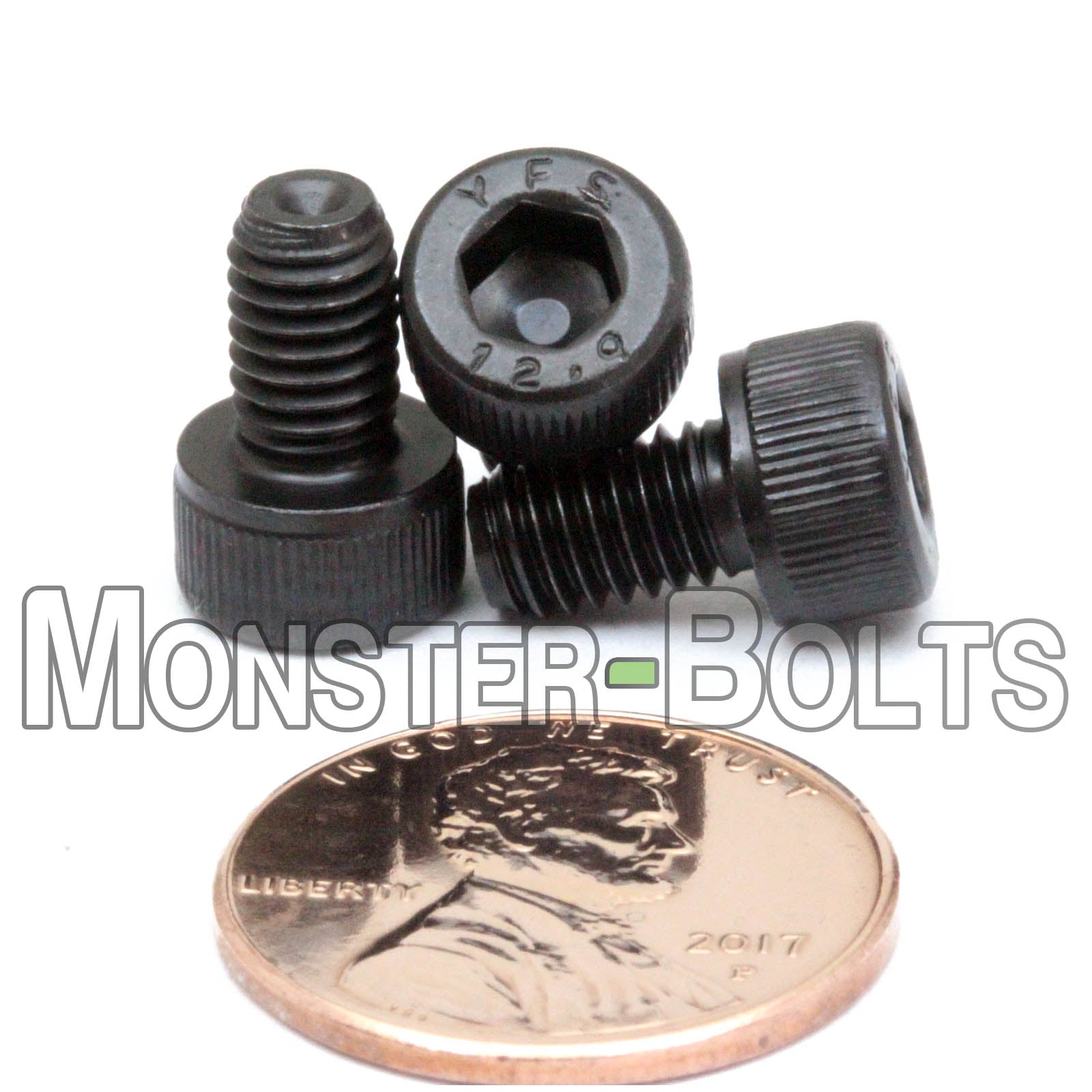 M5 Socket Head Cap screws, Class 12.9 Alloy Steel w/ Black Oxide