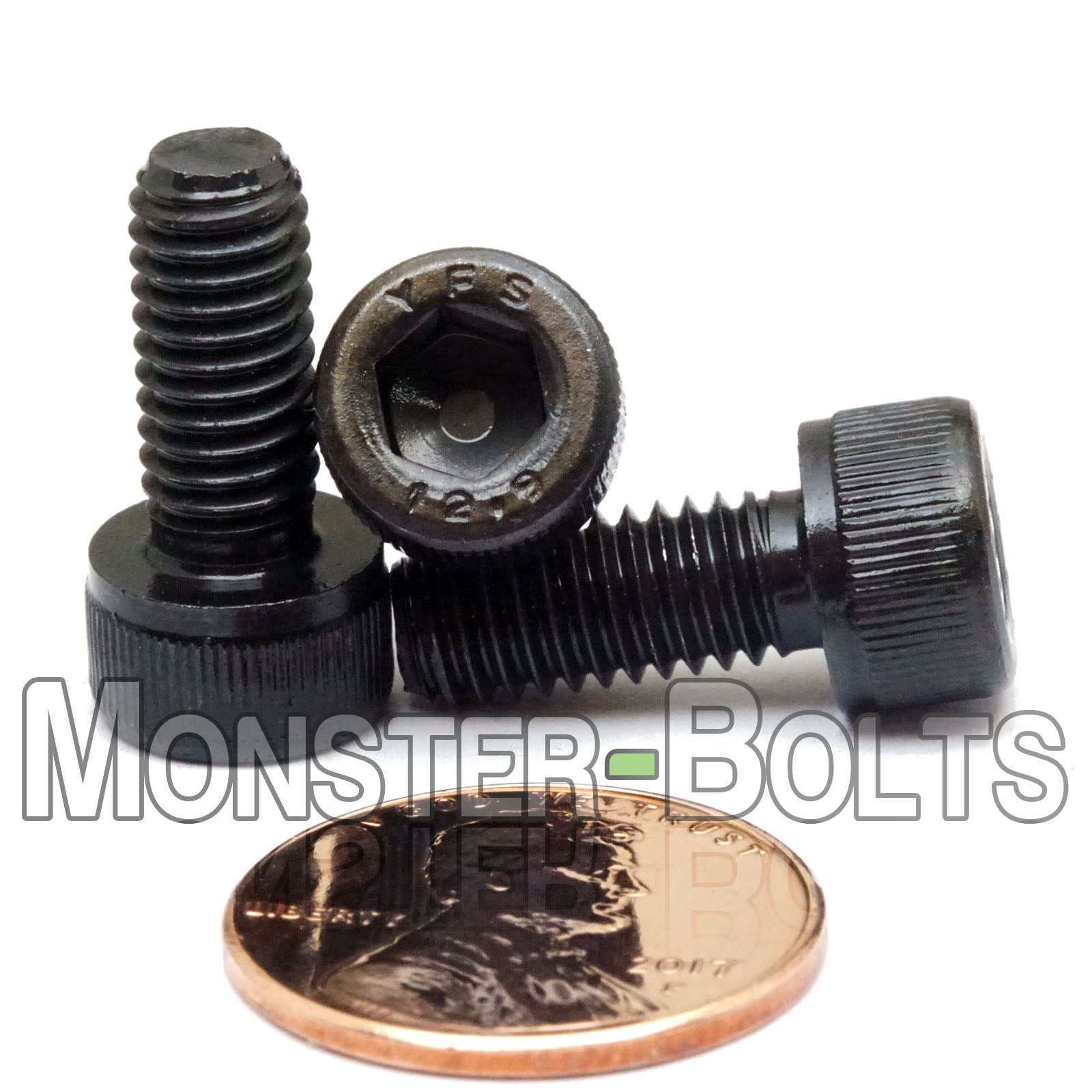 M6 Socket Head Cap screws, Class 12.9 Alloy Steel w/ Black Oxide