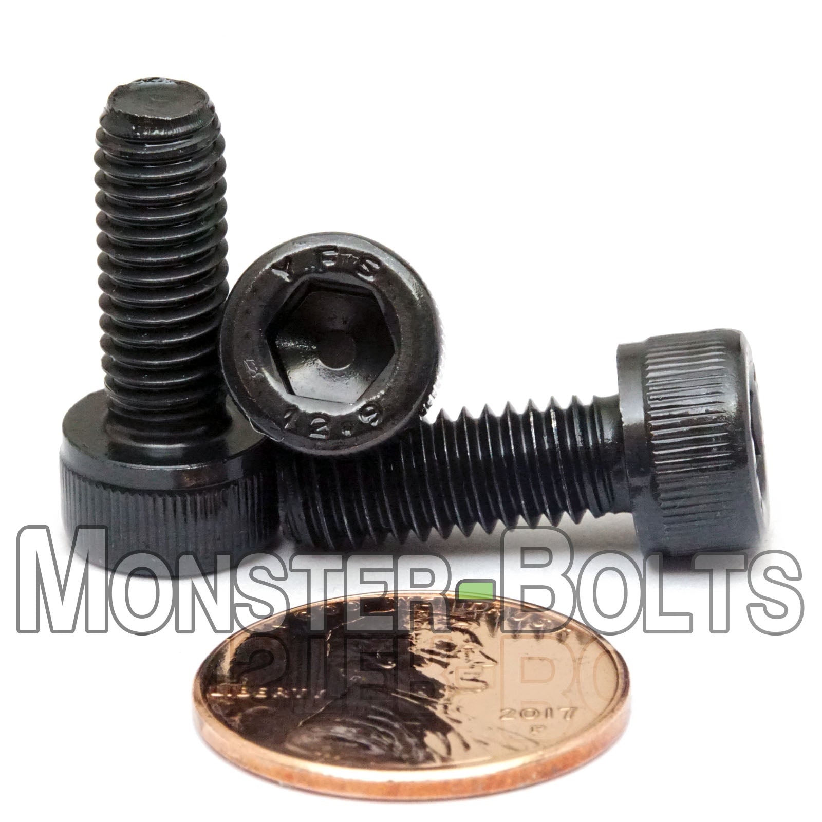 M6 Socket Head Cap screws, Class 12.9 Alloy Steel w/ Black Oxide