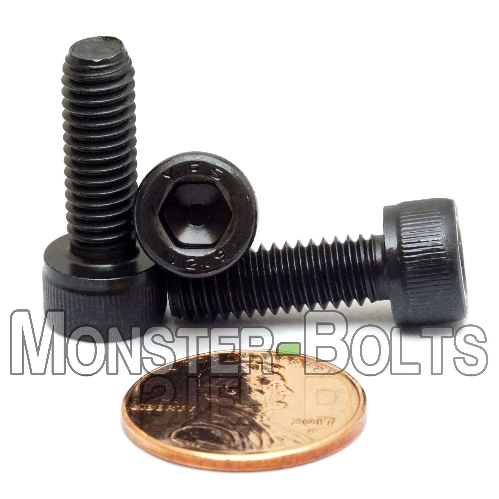 M6 Socket Head Cap screws, Class 12.9 Alloy Steel w/ Black Oxide