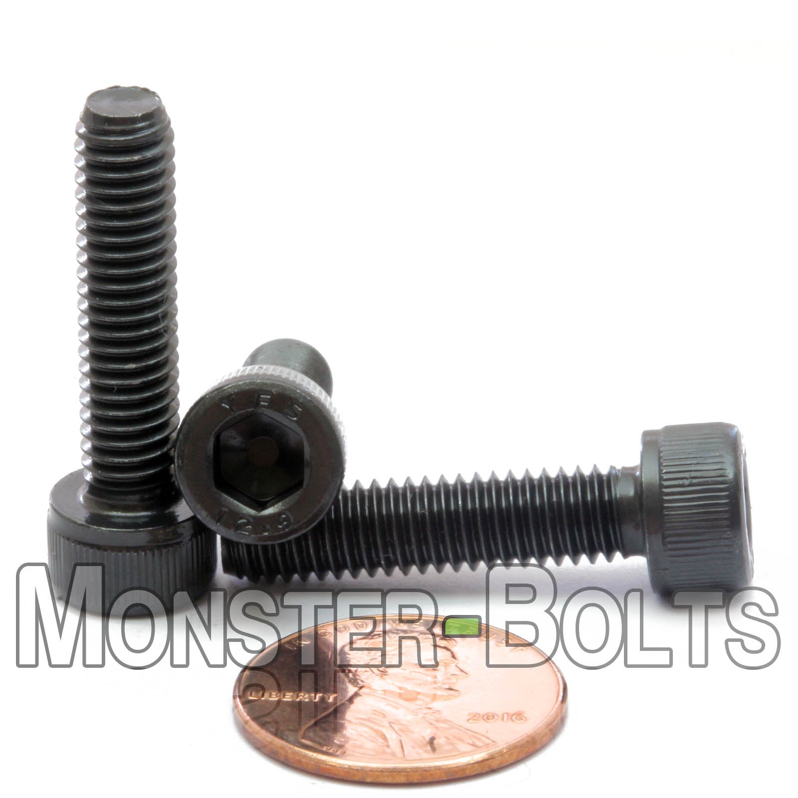 M6 Socket Head Cap screws, Class 12.9 Alloy Steel w/ Black Oxide