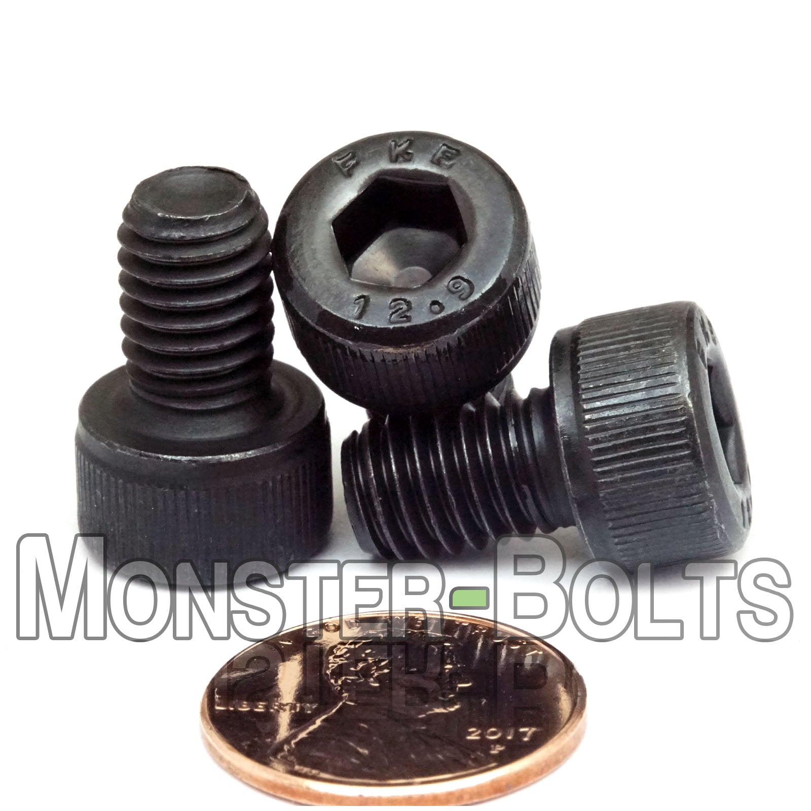 M8 Socket Head Cap screws, Class 12.9 Alloy Steel w/ Black Oxide