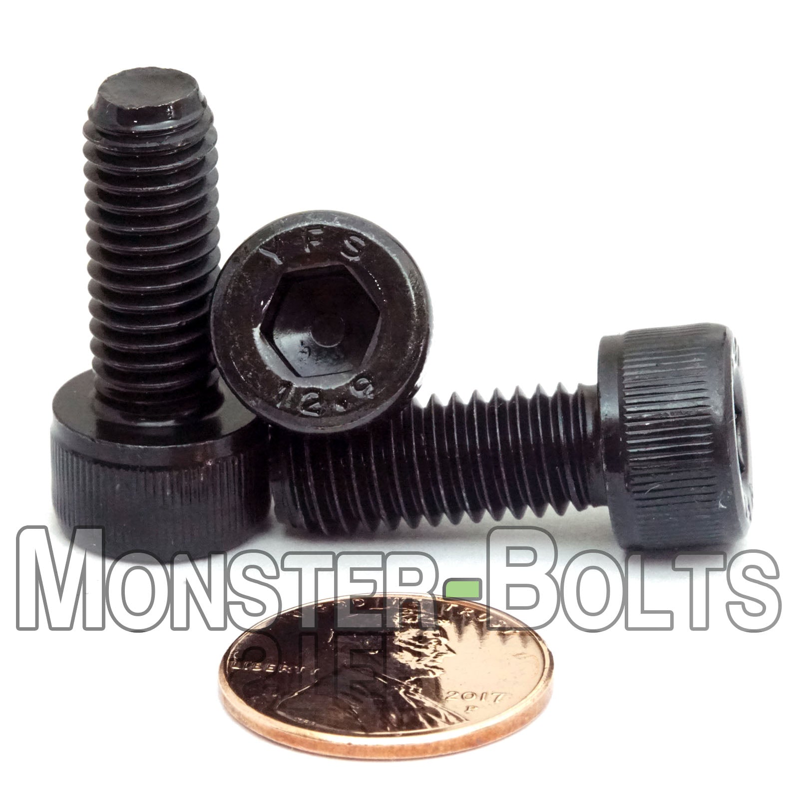 M8 Socket Head Cap screws, Class 12.9 Alloy Steel w/ Black Oxide