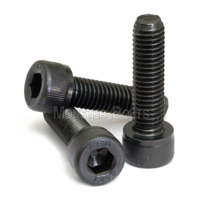 Bulk M10-1.25 Fine Thread Socket Head Cap screws, Class 12.9 Alloy Steel w/ Black Oxide