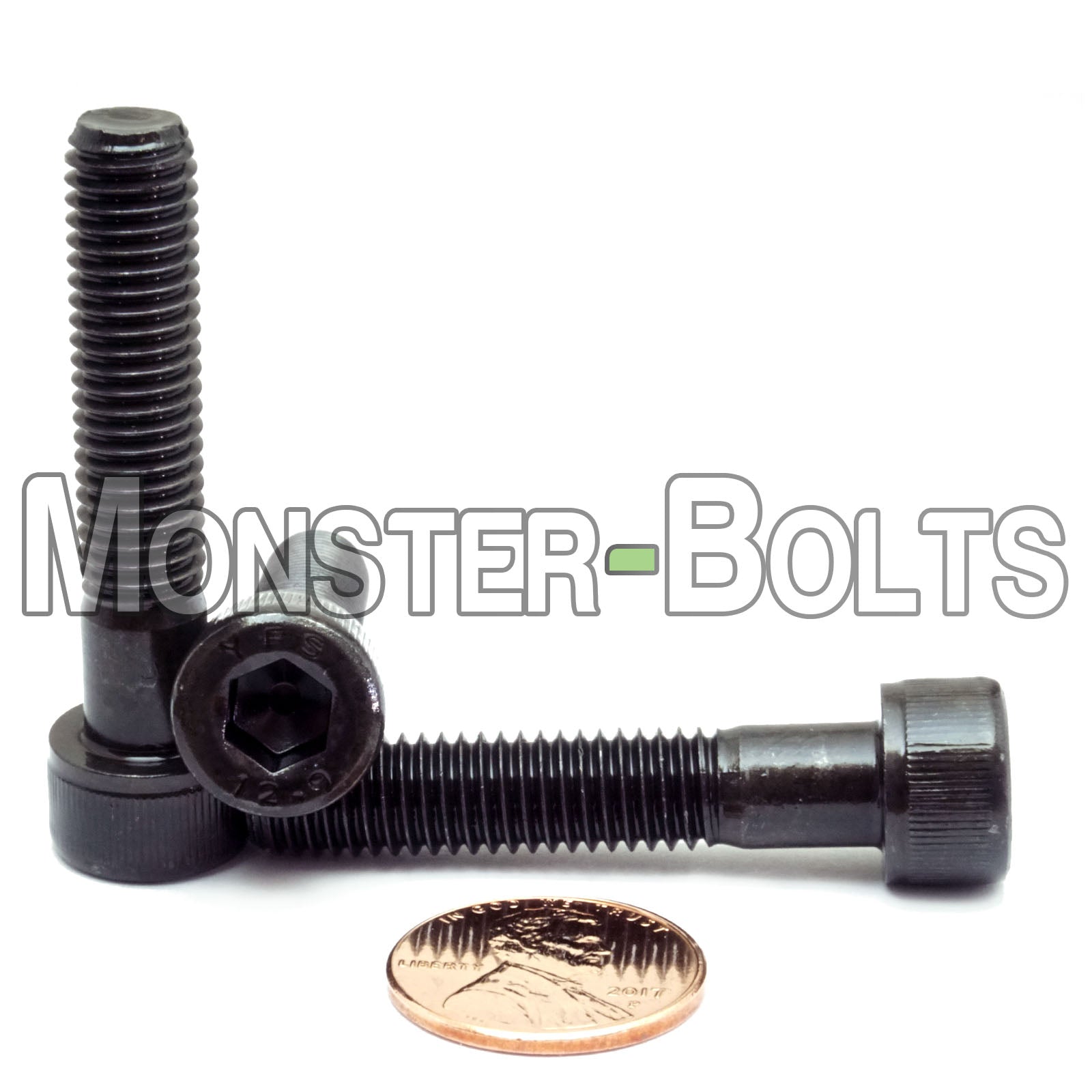 M8 Socket Head Cap screws, Class 12.9 Alloy Steel w/ Black Oxide