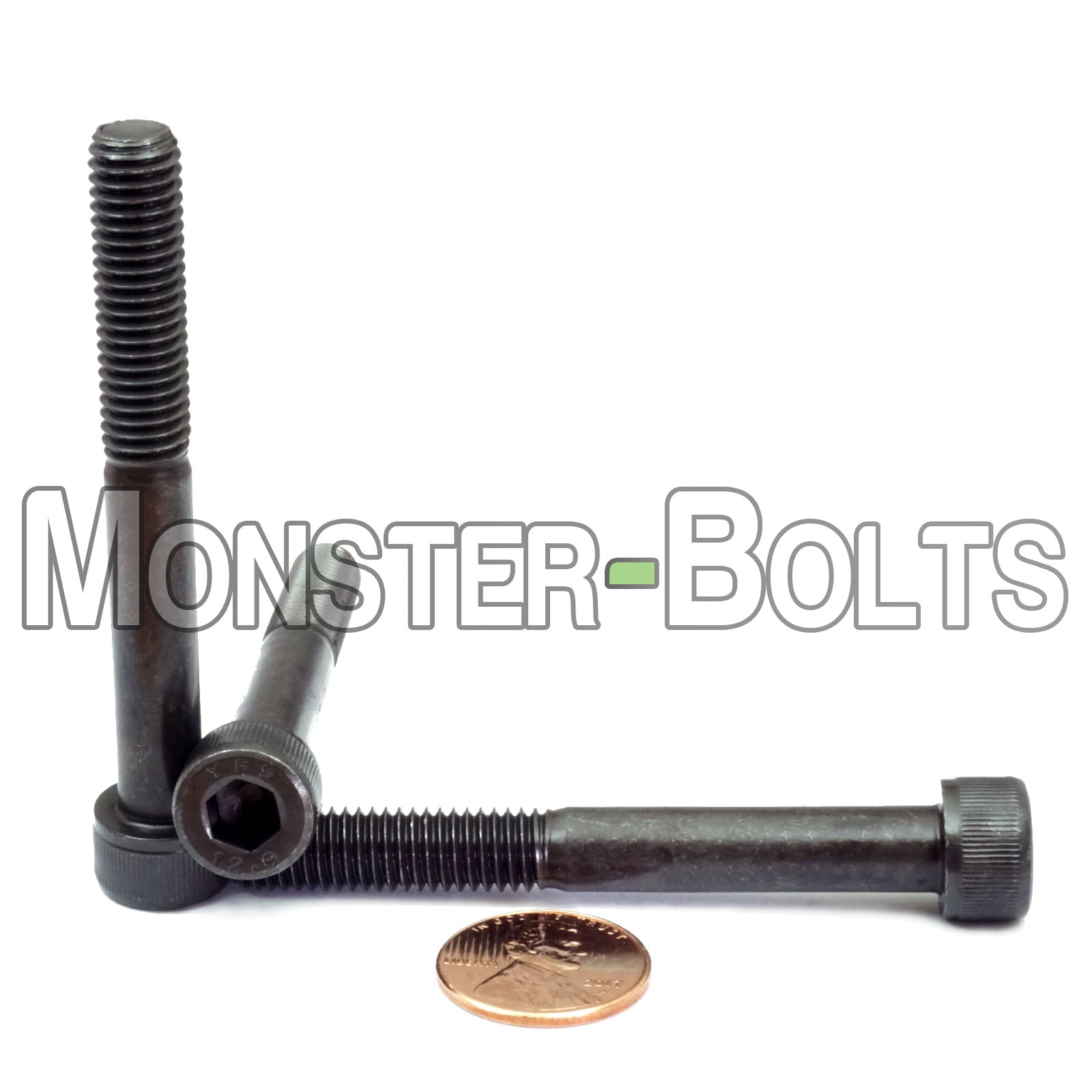 M8 Socket Head Cap screws, Class 12.9 Alloy Steel w/ Black Oxide