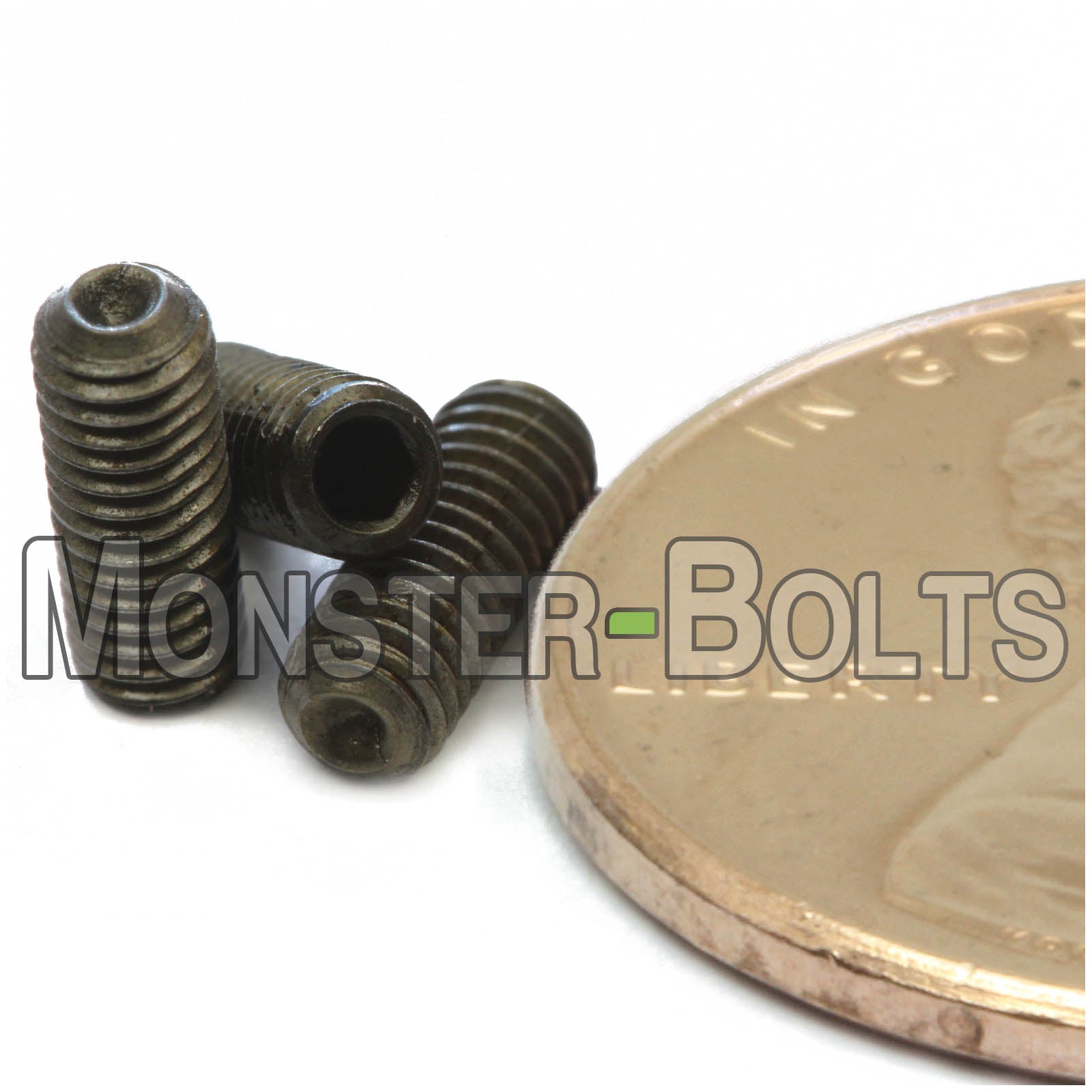 M3 Socket Set screws w/ Cup Point, Class 14.9 Alloy Steel with Black Oxide