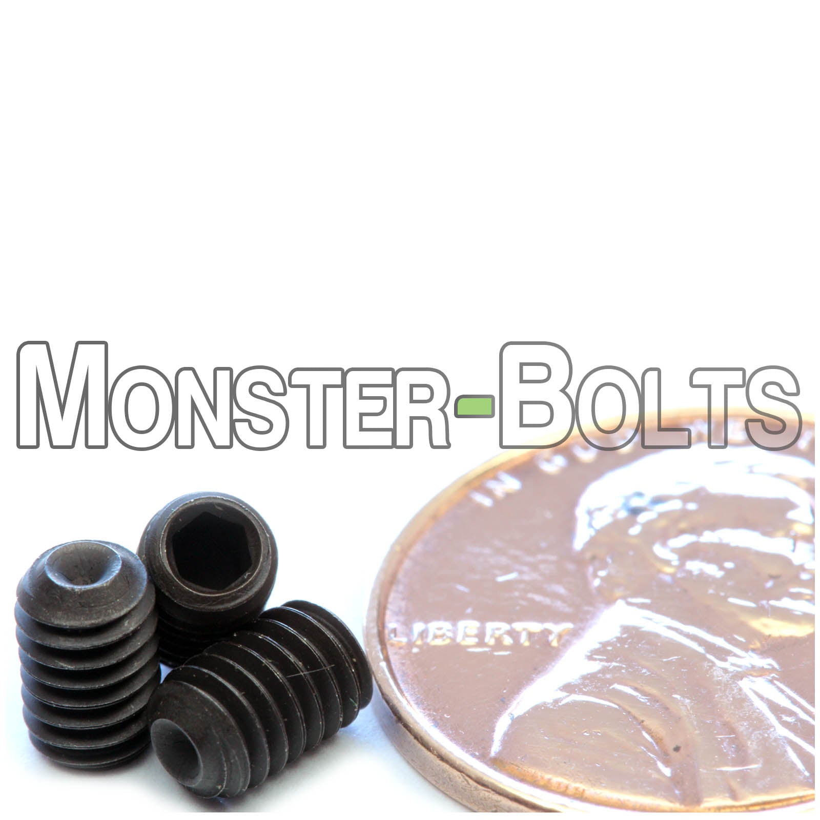 M4 Socket Set screws w/ Cup Point, Class 14.9 Alloy Steel with Black Oxide