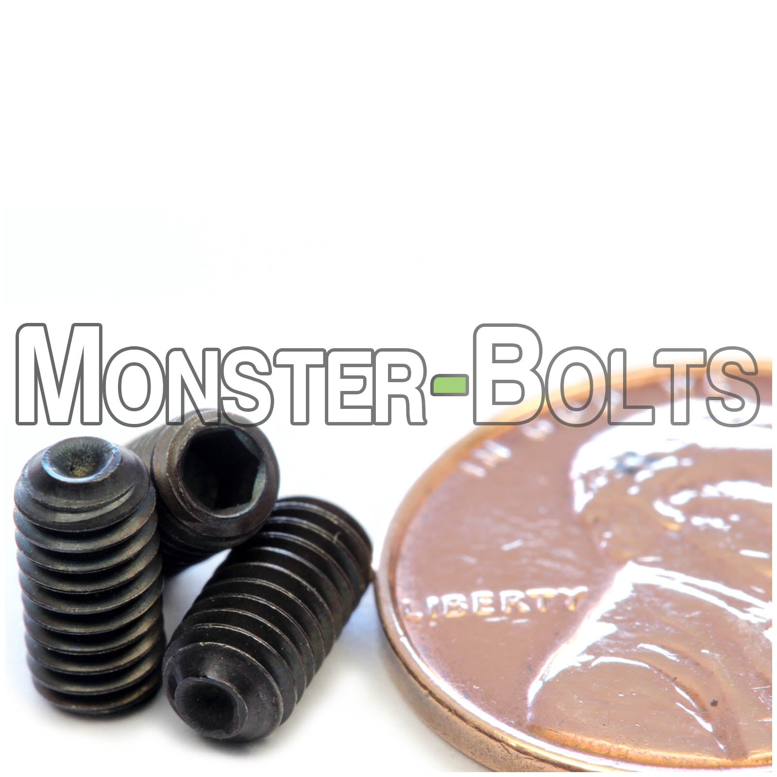 M4 Socket Set screws w/ Cup Point, Class 14.9 Alloy Steel with Black Oxide