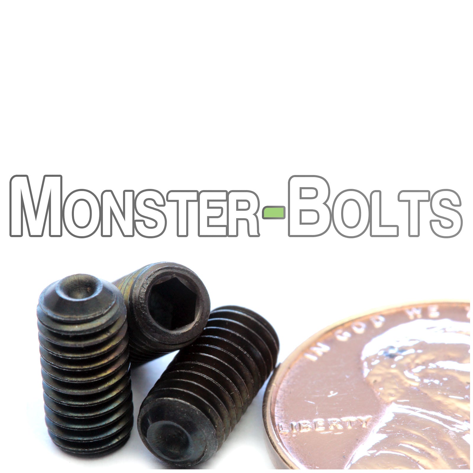 M5 Socket Set screws w/ Cup Point, Class 14.9 Alloy Steel with Black Oxide