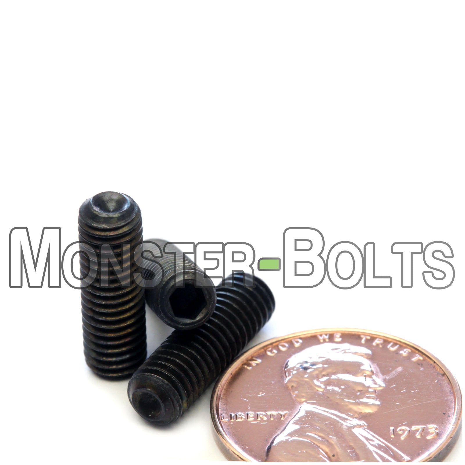 M5 Socket Set screws w/ Cup Point, Class 14.9 Alloy Steel with Black Oxide