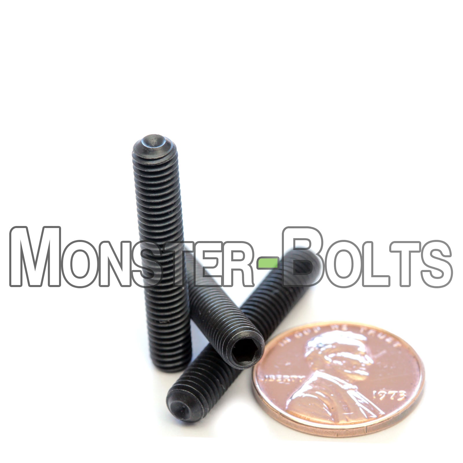 M5 Socket Set screws w/ Cup Point, Class 14.9 Alloy Steel with Black Oxide