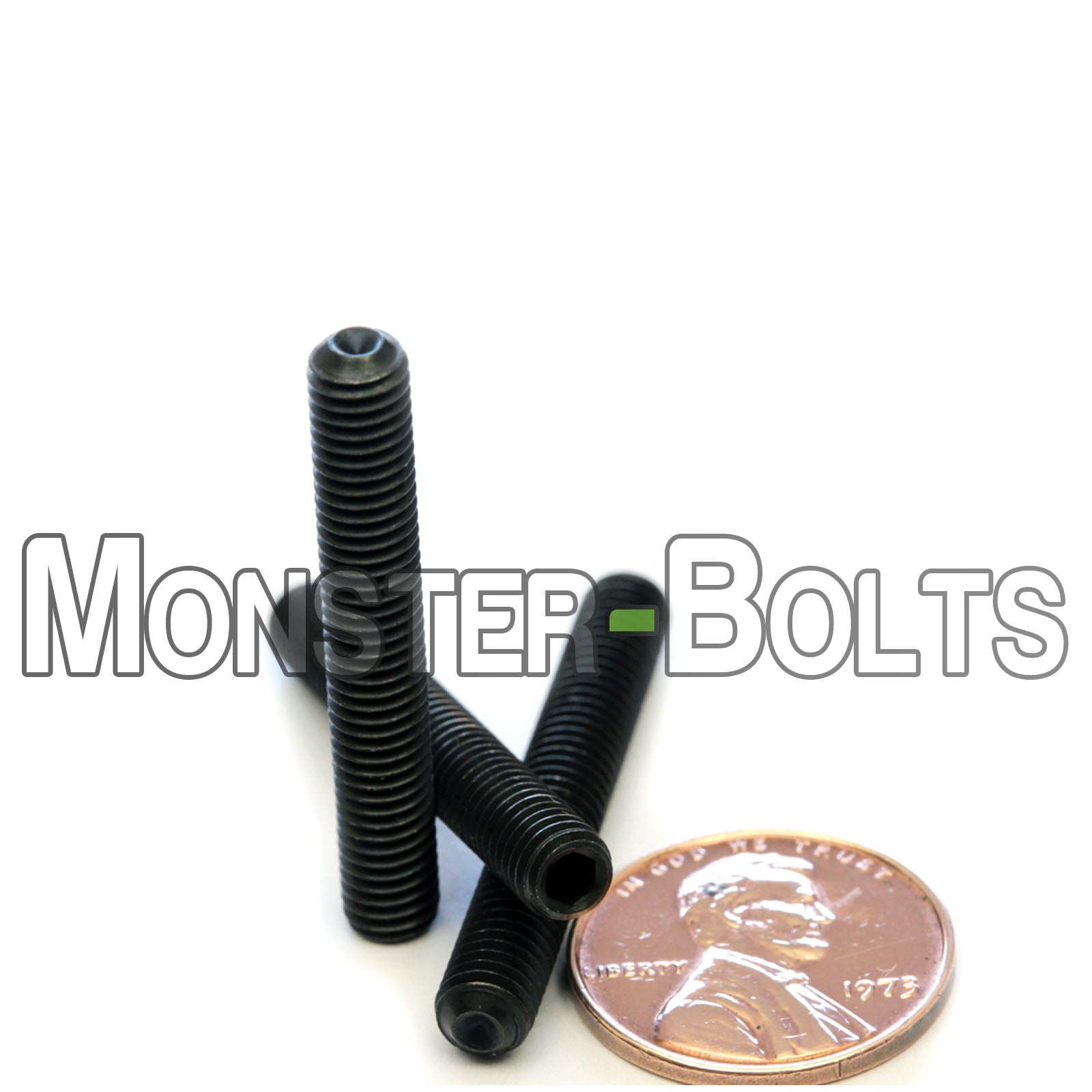 M5 Socket Set screws w/ Cup Point, Class 14.9 Alloy Steel with Black Oxide