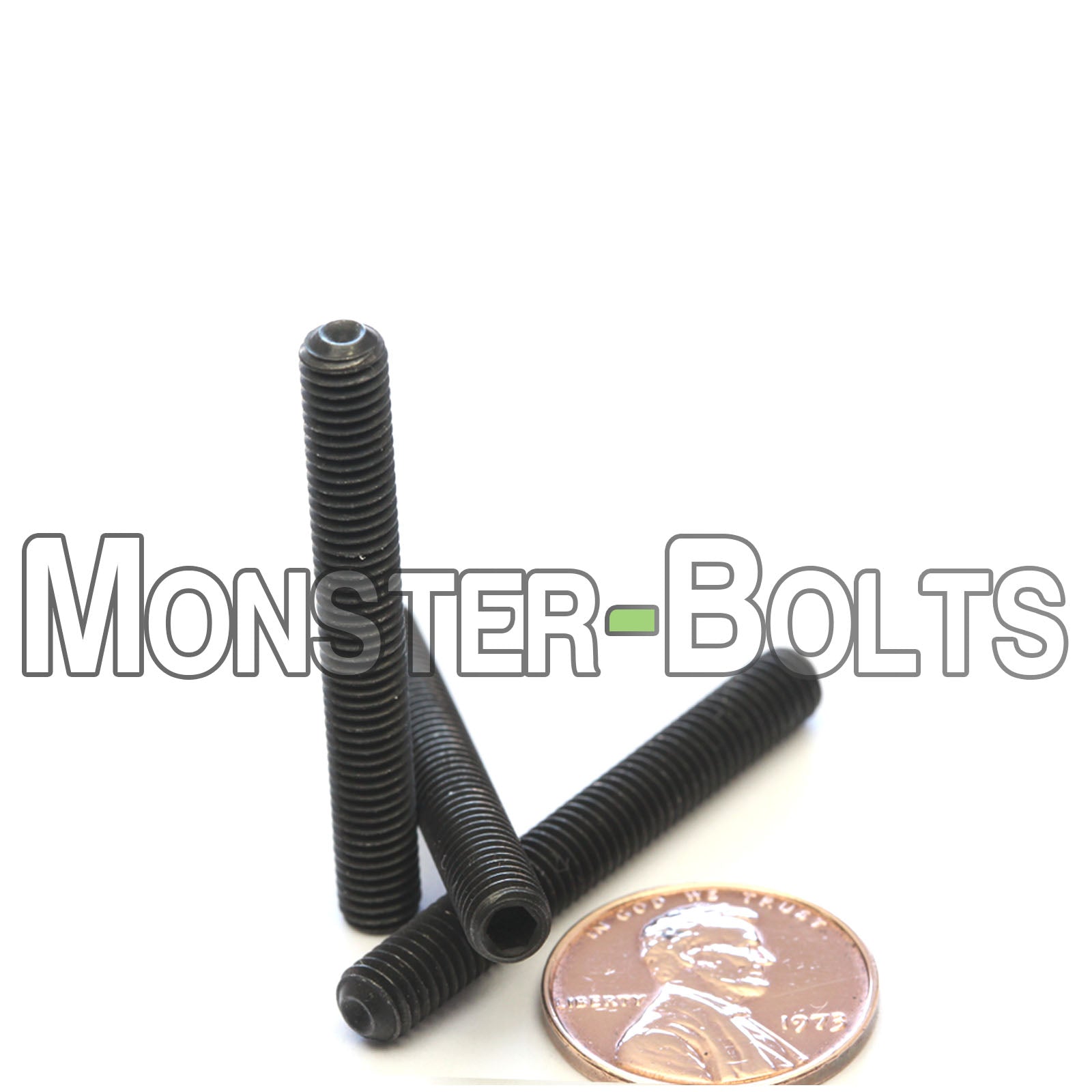 M5 Socket Set screws w/ Cup Point, Class 14.9 Alloy Steel with Black Oxide