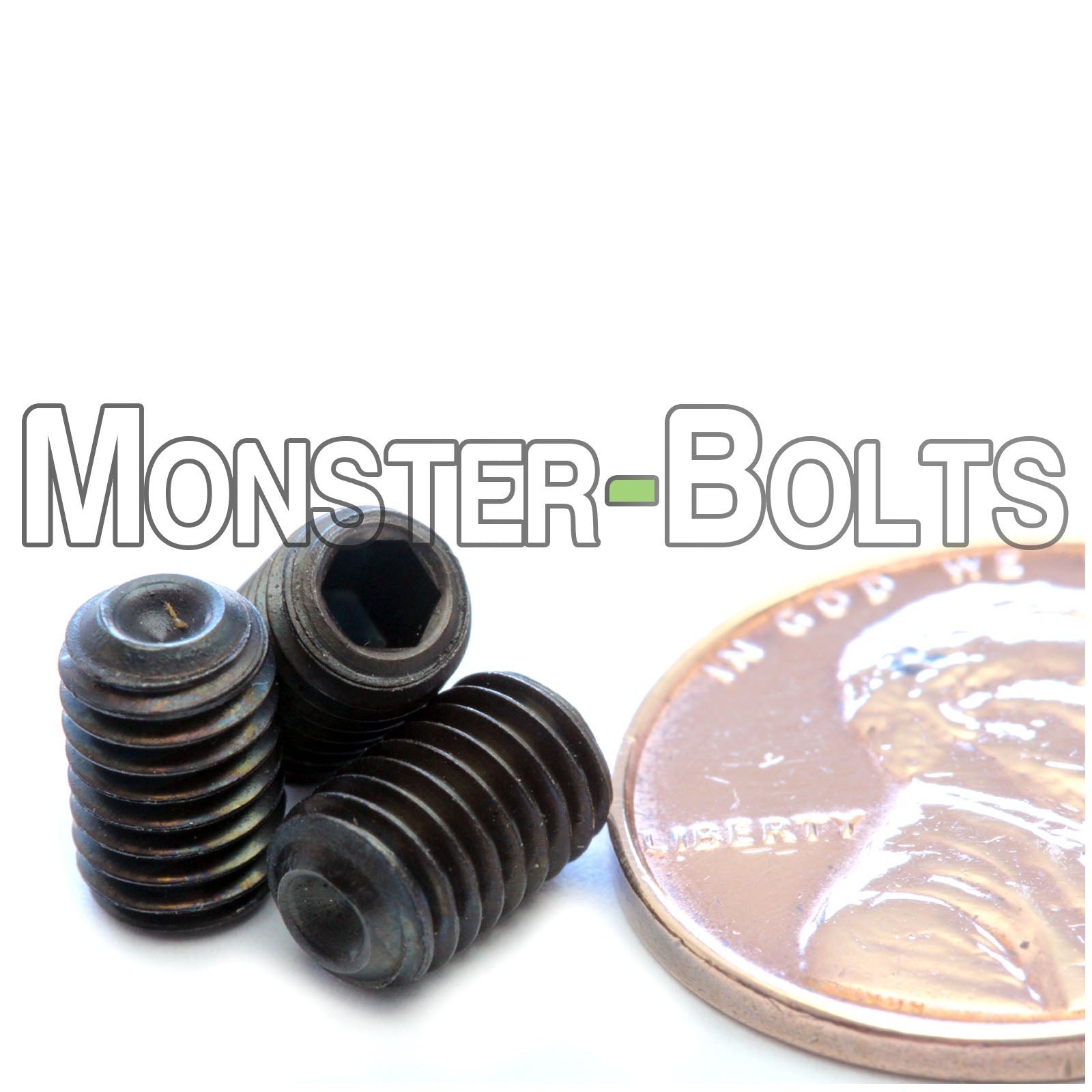 M5 Socket Set screws w/ Cup Point, Class 14.9 Alloy Steel with Black Oxide