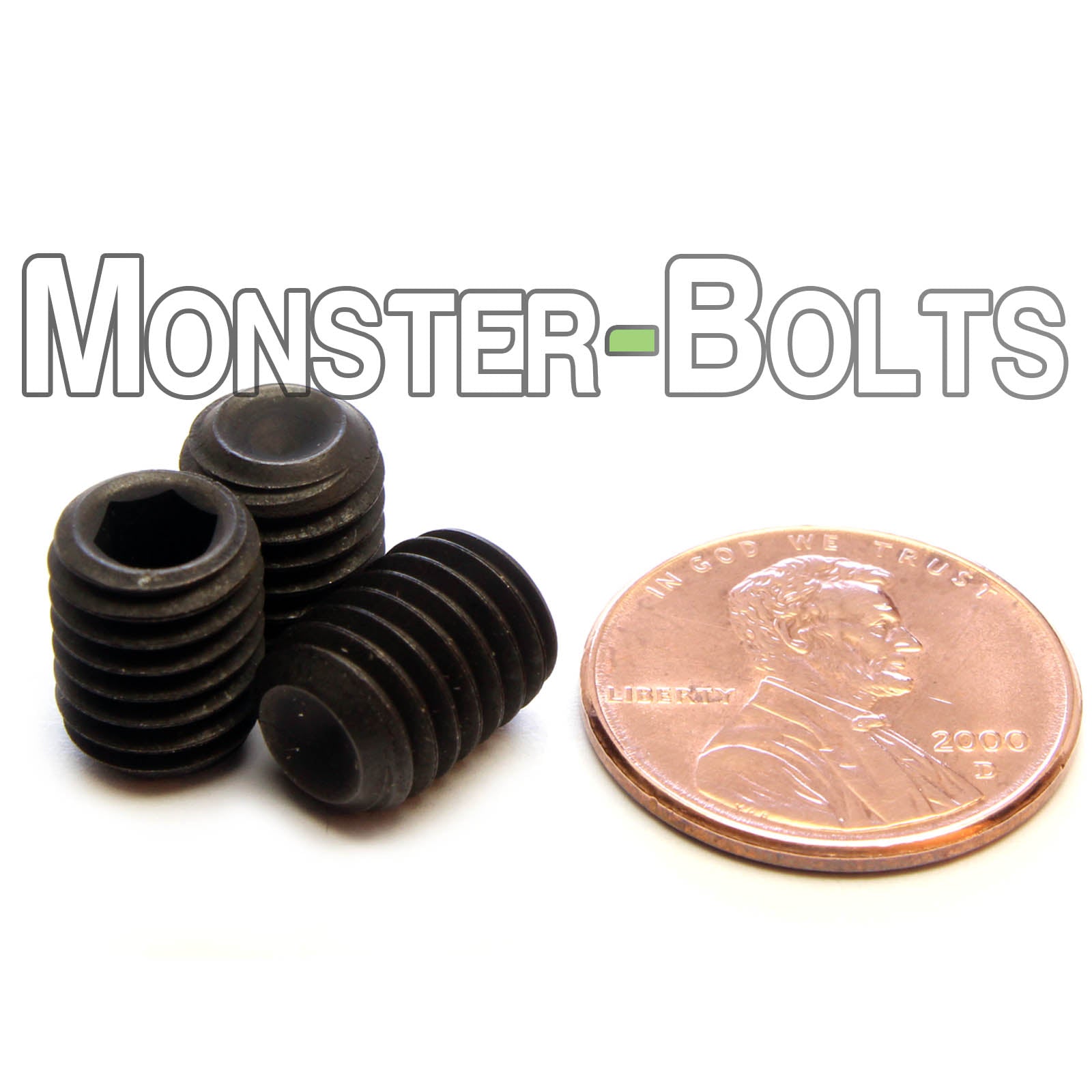 M8 Socket Set screws w/ Cup Point, Class 14.9 Alloy Steel with Black Oxide