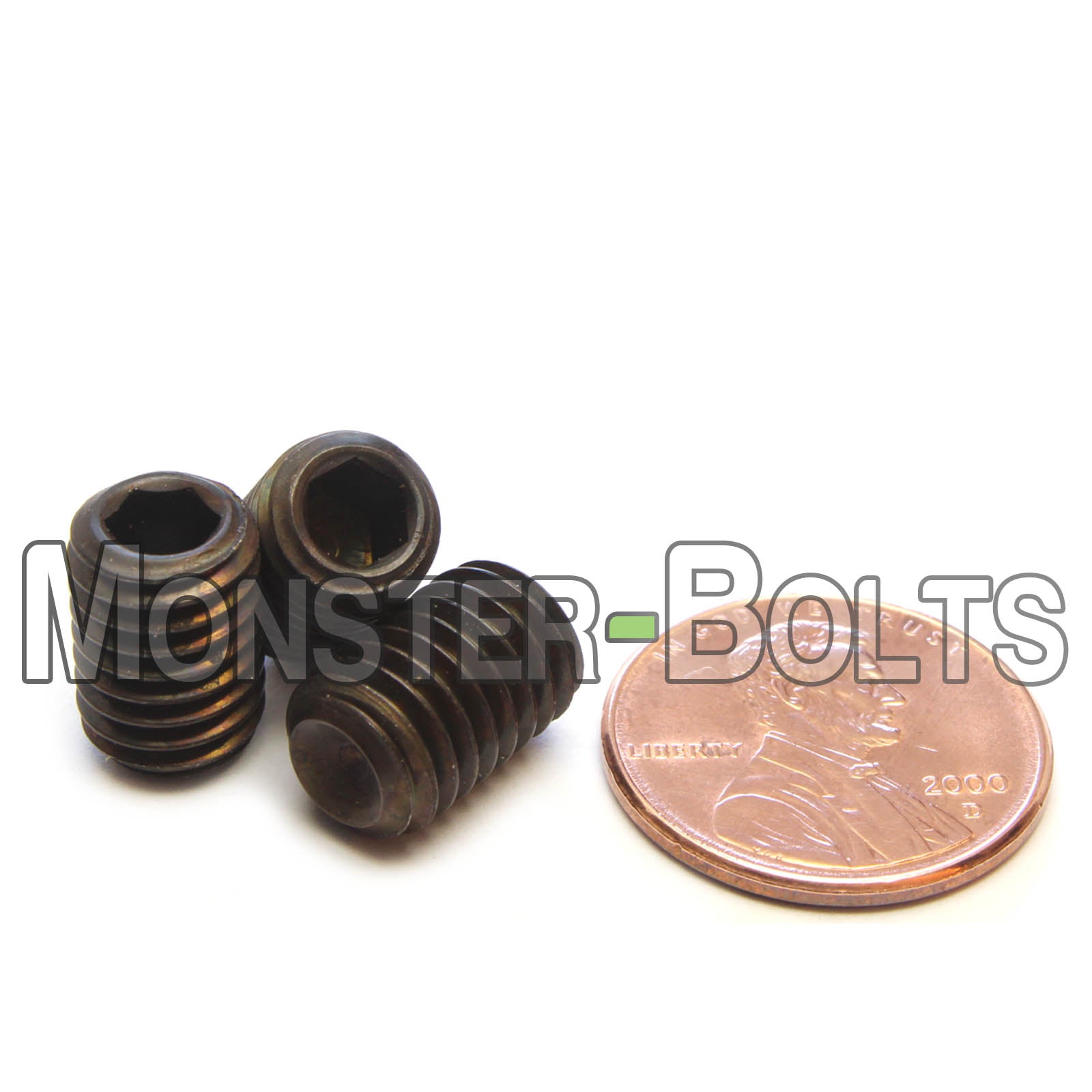 M8 Socket Set screws w/ Cup Point, Class 14.9 Alloy Steel with Black Oxide