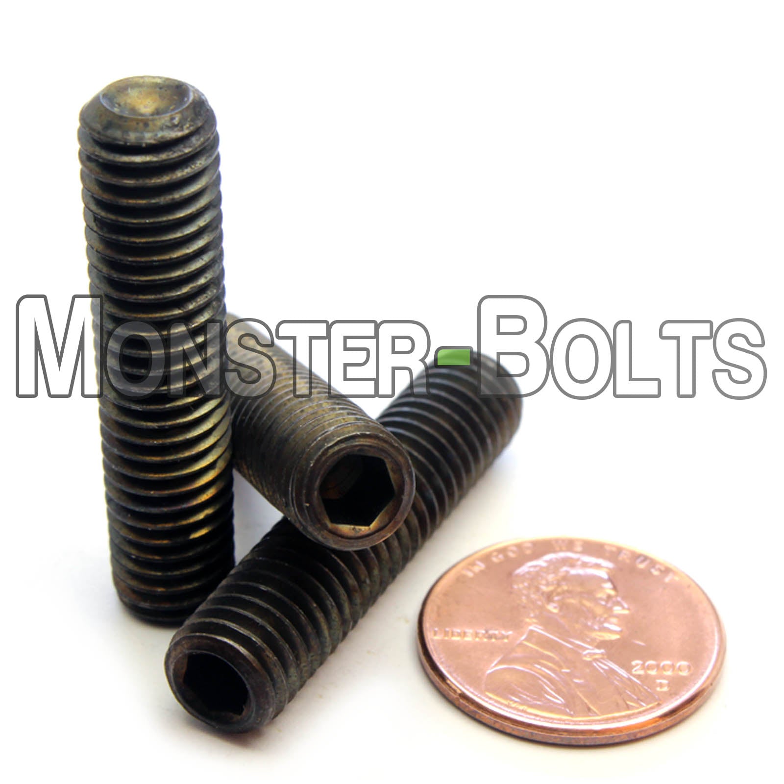 M8 Socket Set screws w/ Cup Point, Class 14.9 Alloy Steel with Black Oxide