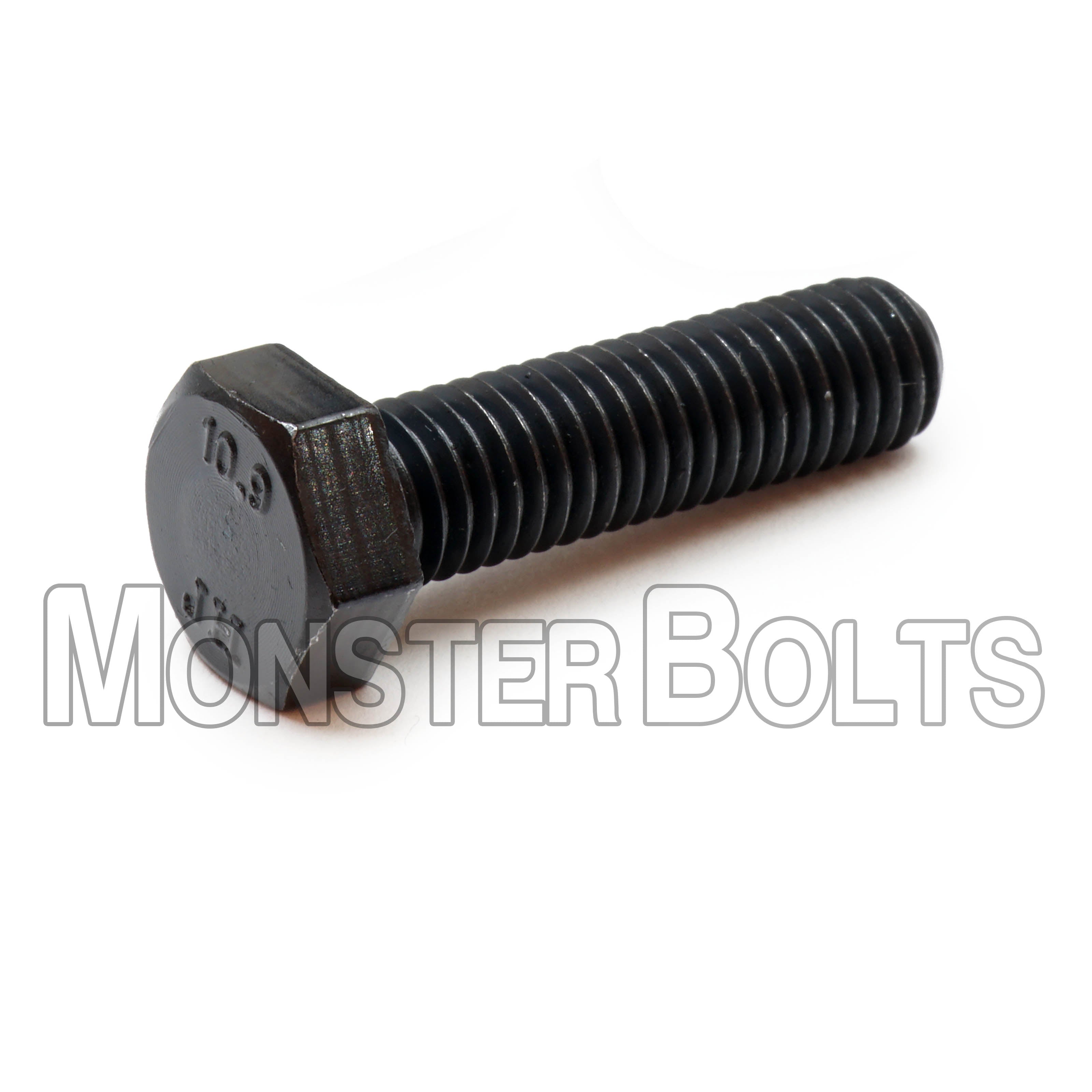 M8 Hex Bolts, 10.9 Alloy Steel w/ Black Oxide