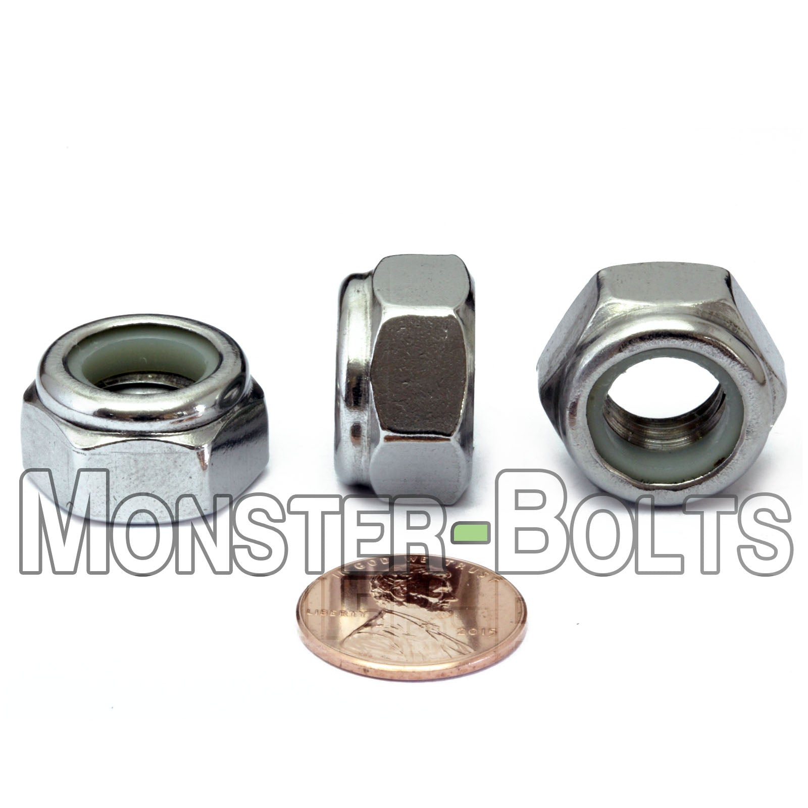 Metric Nylon Insert Hex Lock Nuts - Stainless Steel DIN 985 18-8 / A2