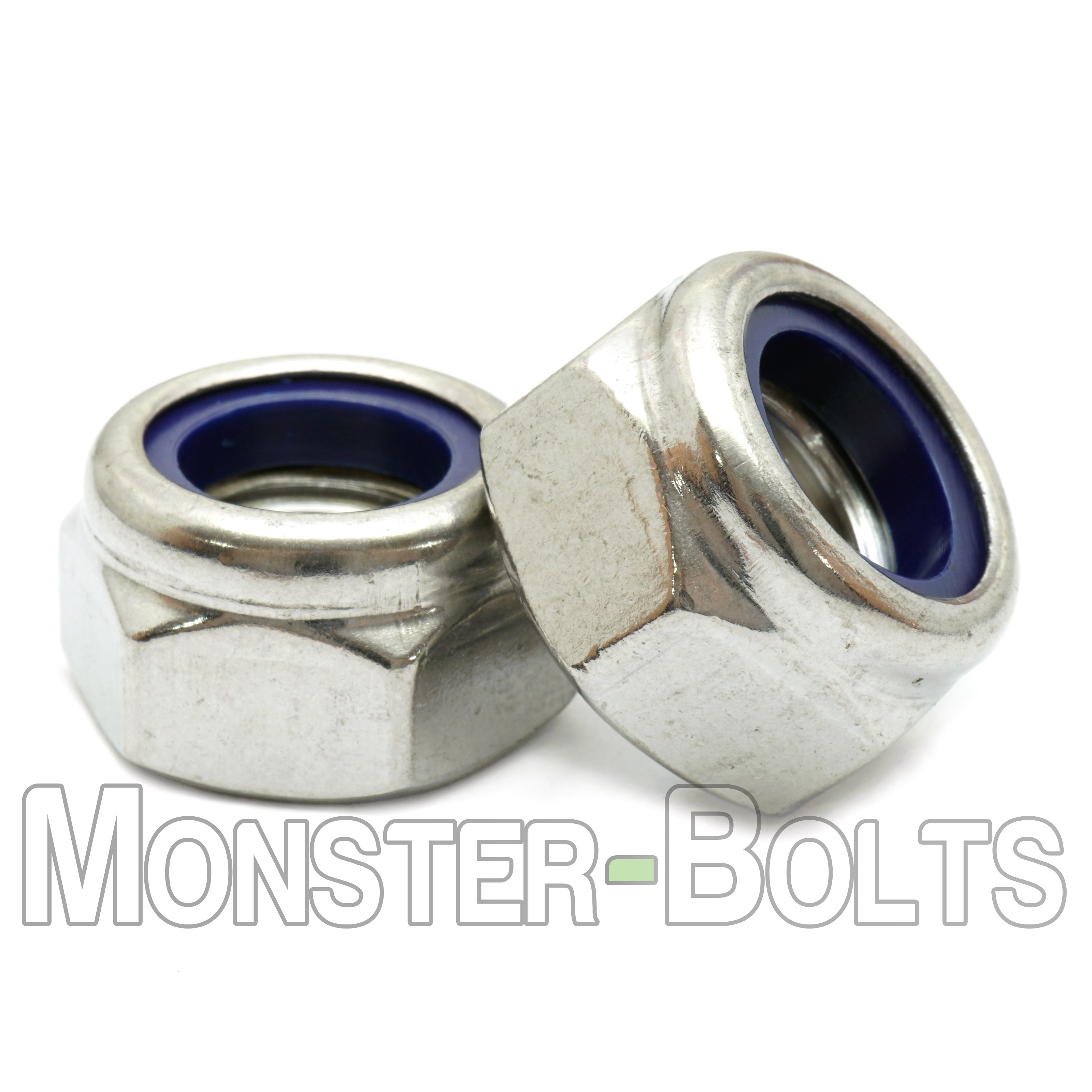 Bulk DIN 985 Metric Nylon Insert Thin Locknuts, Stainless A2-70