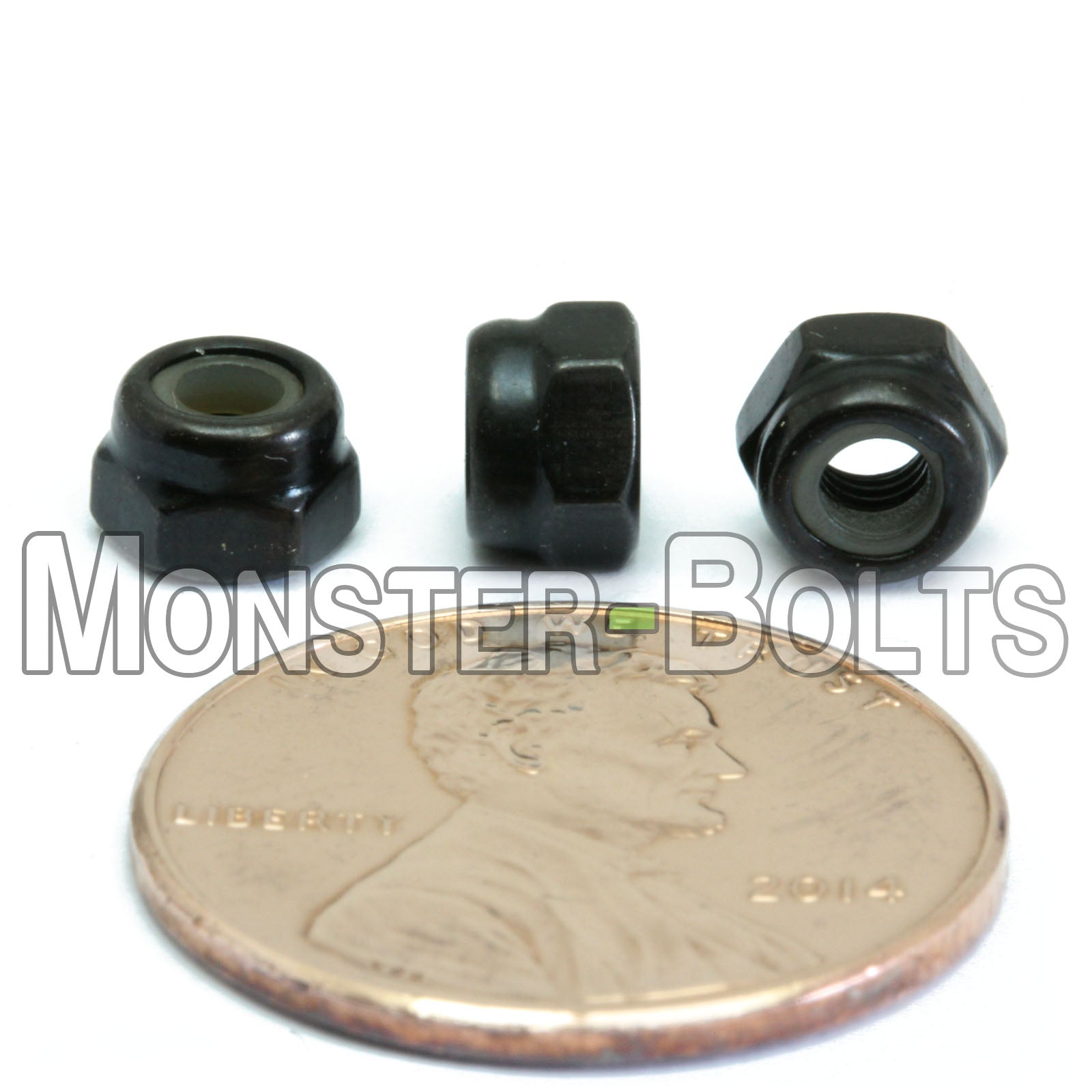 Metric Nylon Insert Hex Lock Nuts - DIN 985 Black Oxide Steel Class 8