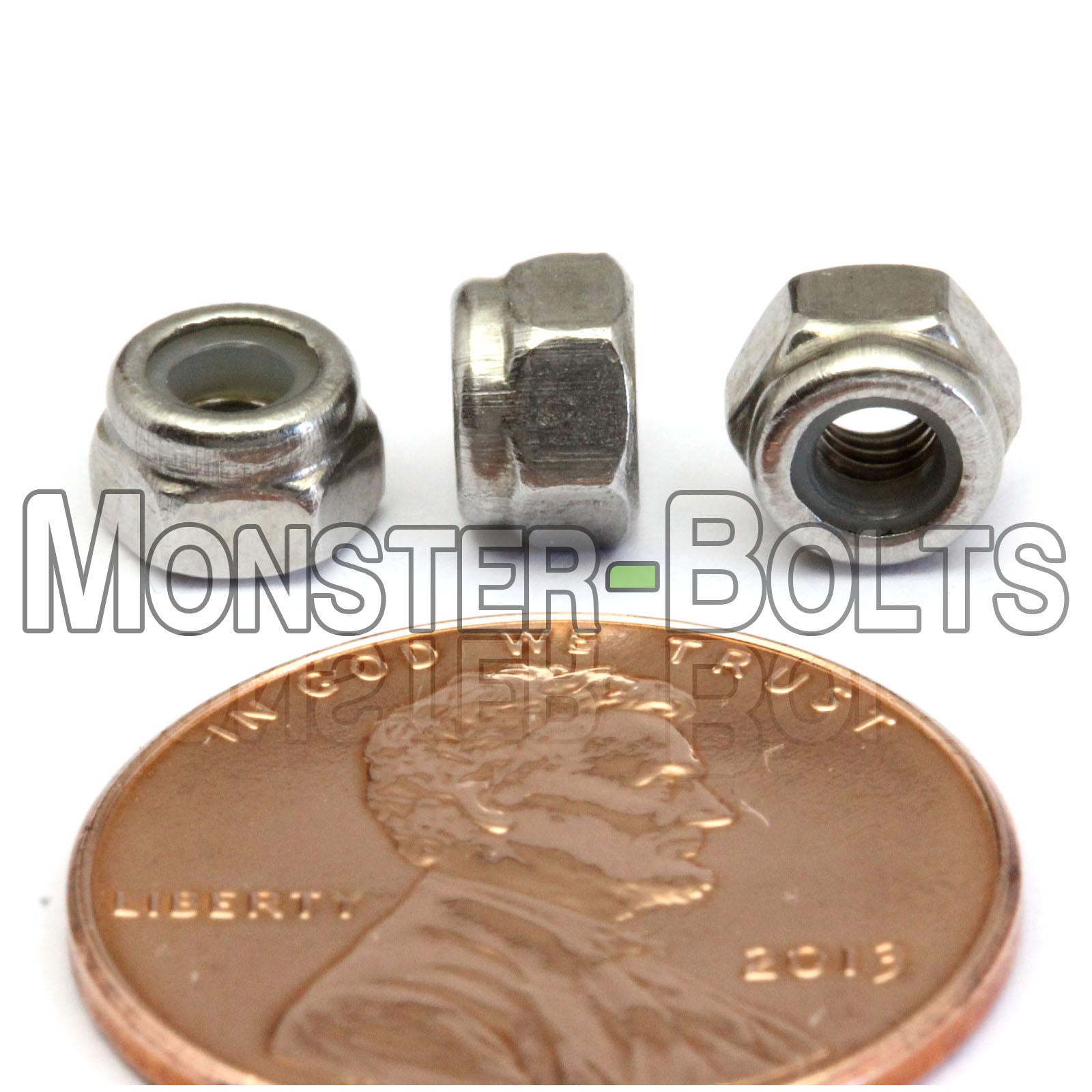 Metric Nylon Insert Hex Lock Nuts - Stainless Steel DIN 985 18-8 / A2