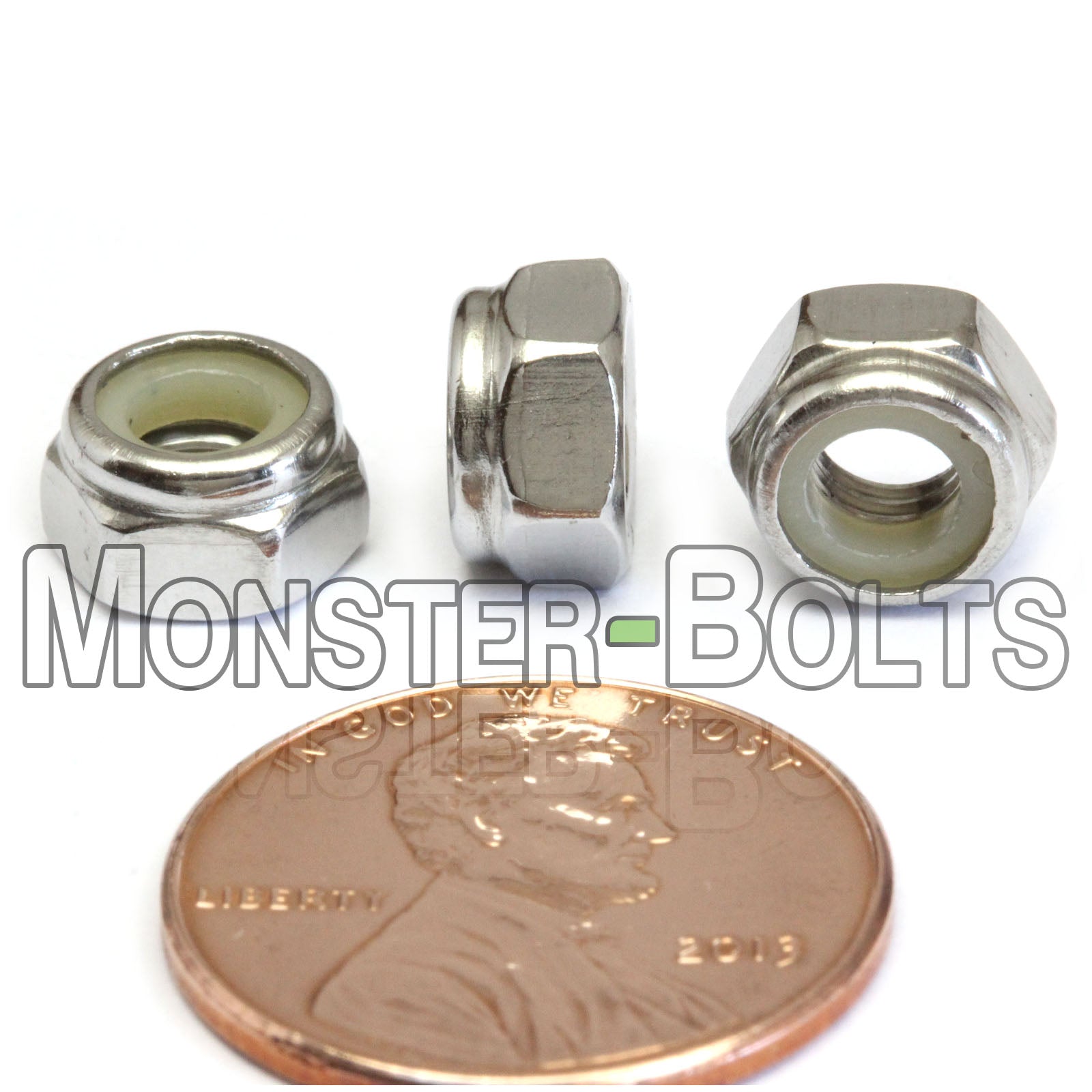 Metric Nylon Insert Hex Lock Nuts - Stainless Steel DIN 985 18-8 / A2