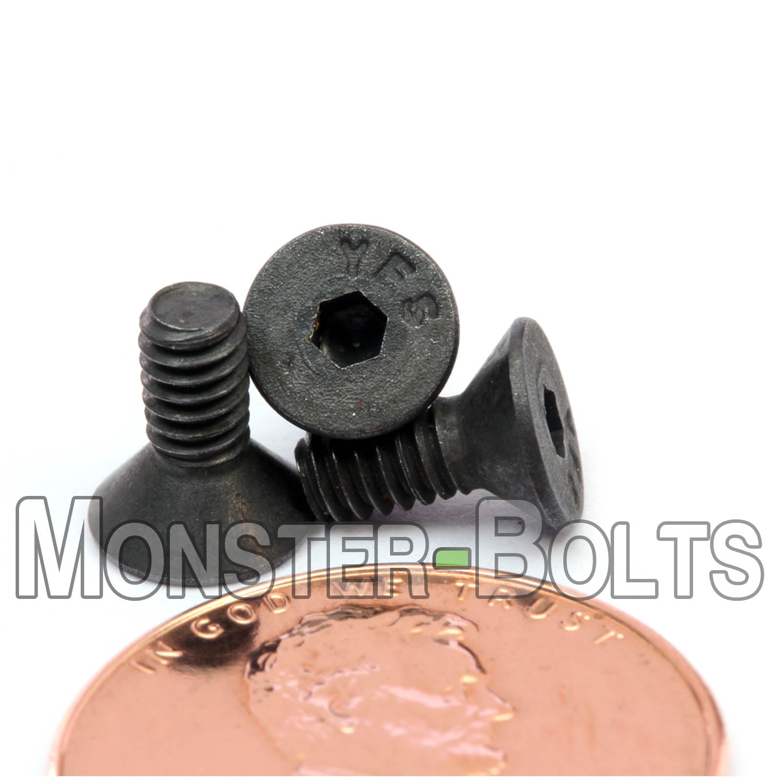 BULK #5-40 Flat Head Socket Caps screws, Alloy Steel with Black Oxide