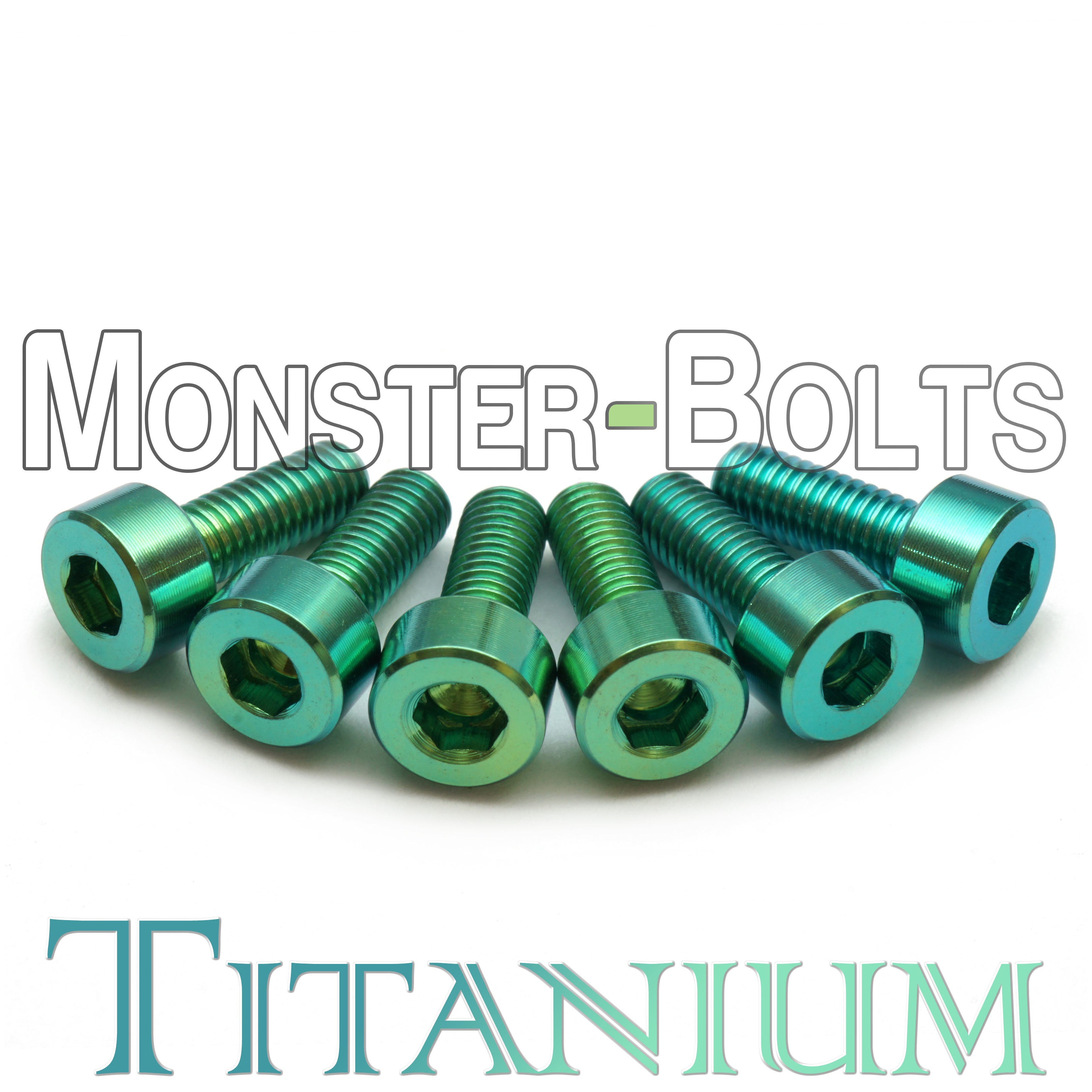 Teal Anodized Titanium, Guitar Saddle Intonation Screws - Floyd Rose Tremolo