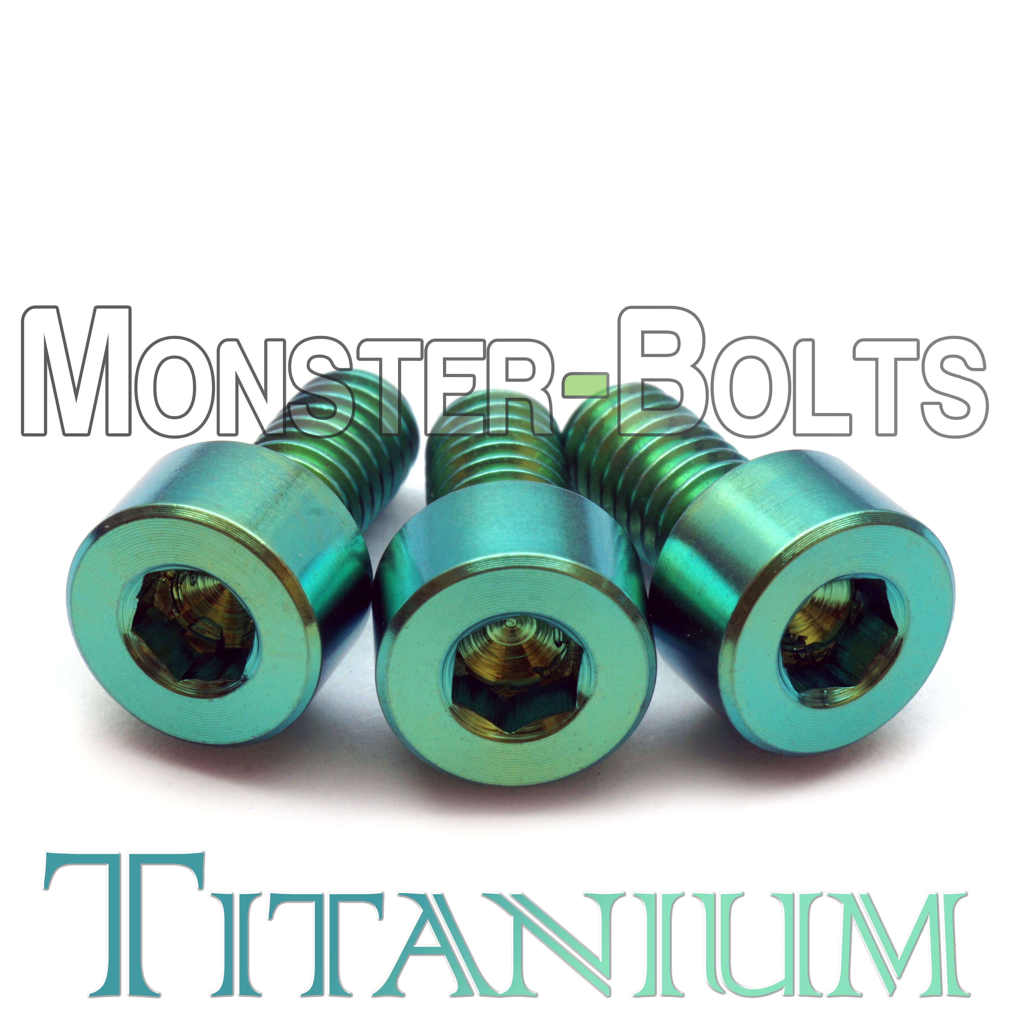 Titanium Guitar Locking Nut Screws, Teal Anodized - Floyd Rose Tremolo