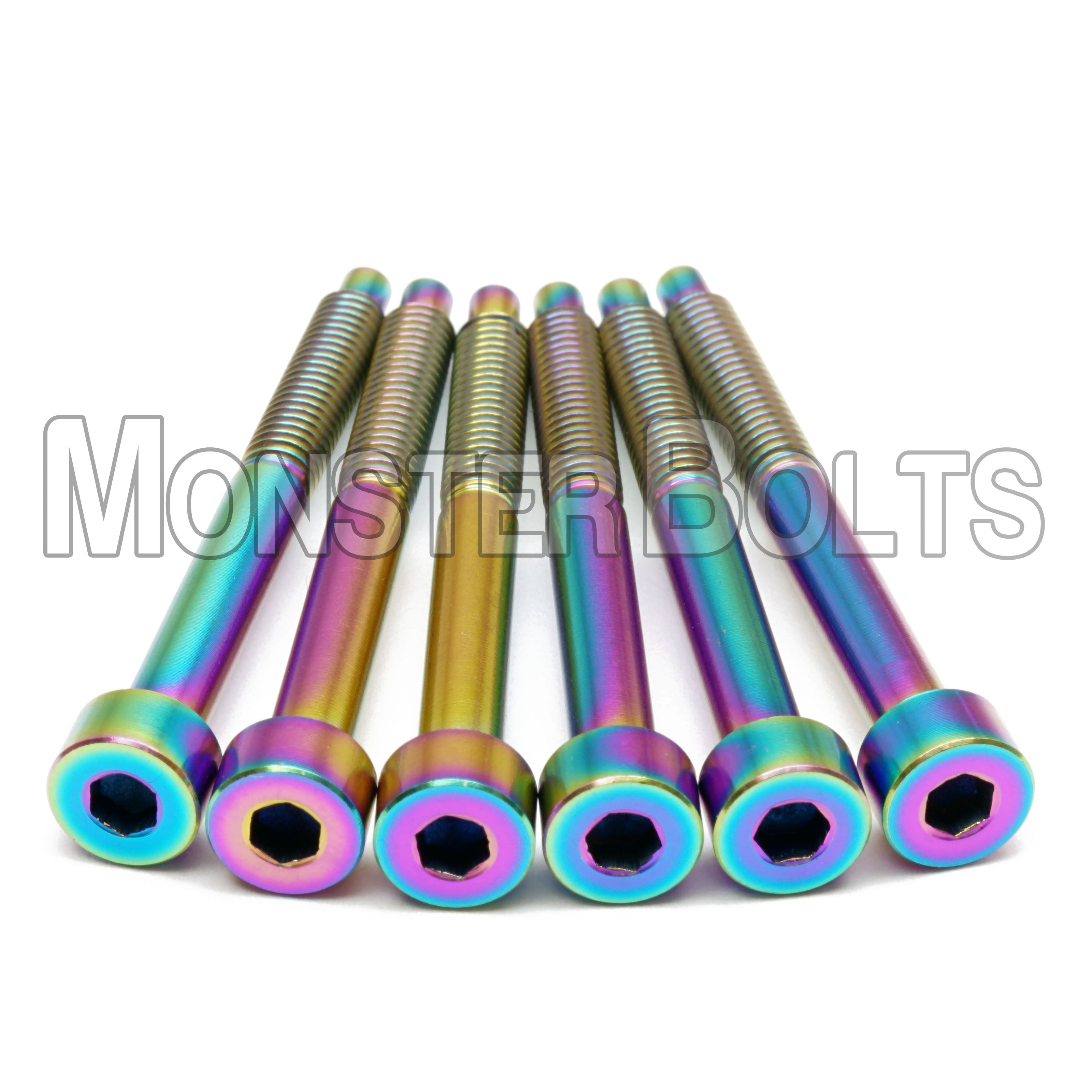 Guitar String Lock Screws, Oil Slick Anodized Titanium - OFR Floyd Rose and Ibanez Edge Tremolos