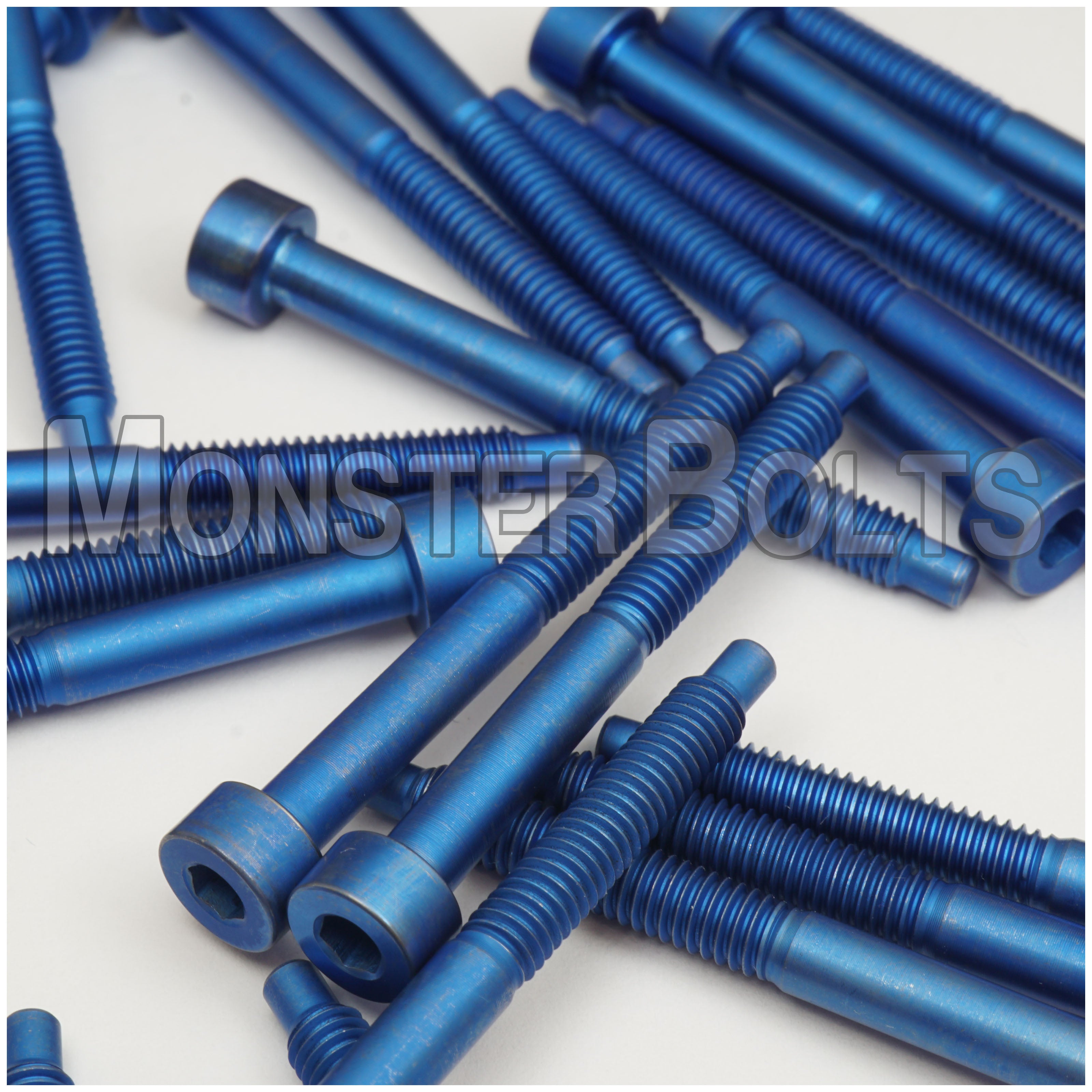 B-Stock Guitar String Lock Screws, 'Matte Blue' Anodized Titanium - OFR Floyd Rose and Ibanez Edge Tremolos