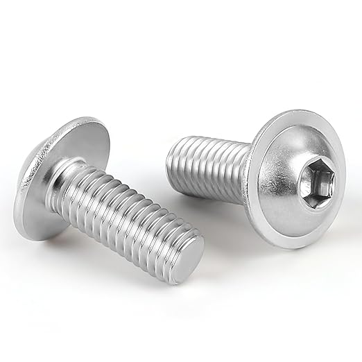 Bulk M8 Stainless Steel Button Flange Socket Screws - A2/18-8