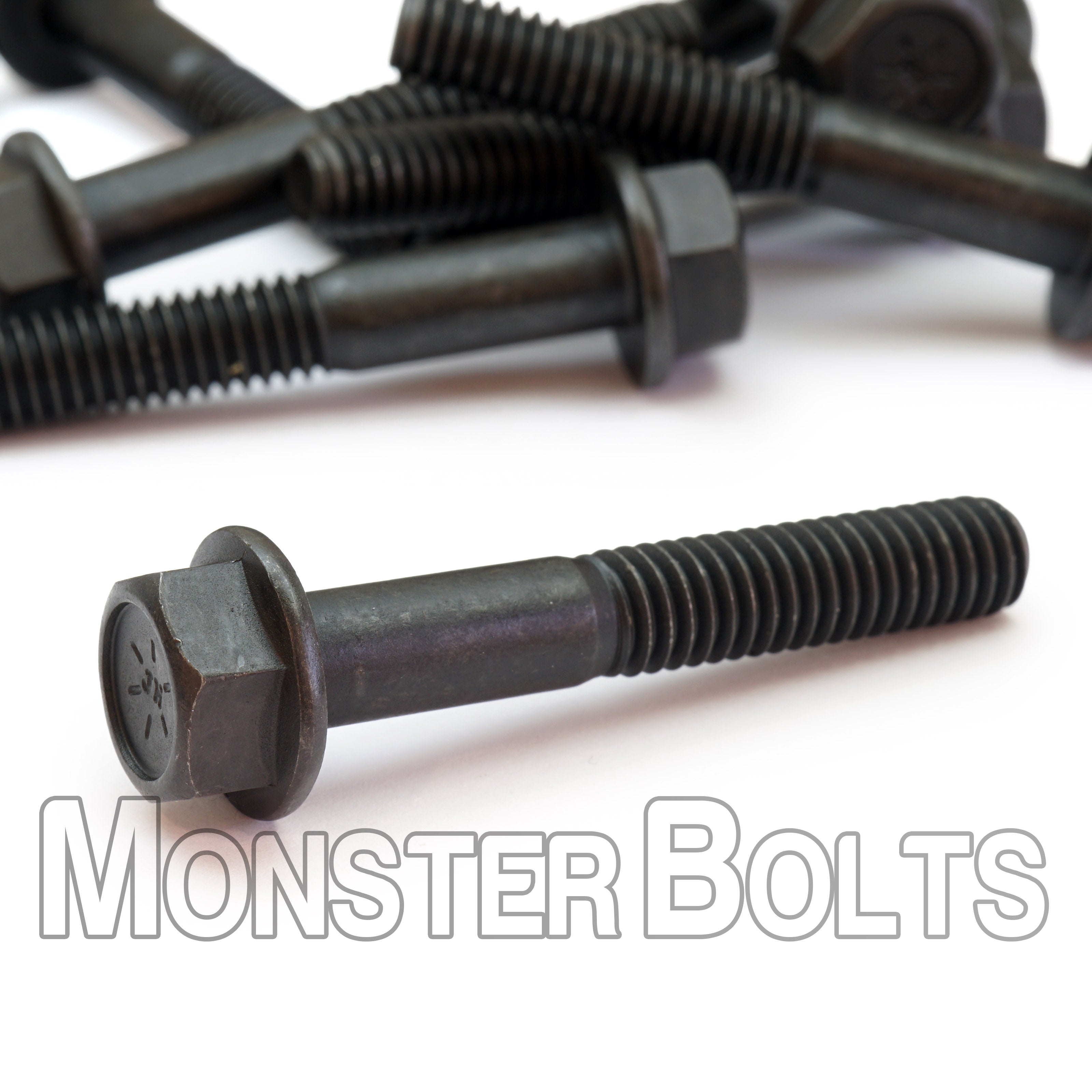 5/16-18 Grade 8 Indented Hex Flange Screws (Frame Bolts) – Black Phosphate & Oil