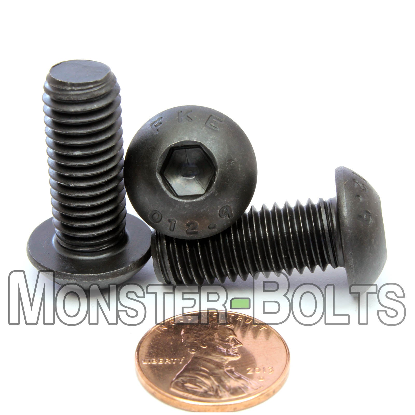 Bulk M10 Button Head Socket Cap screws, 12.9 Alloy Steel w/ Black Oxide