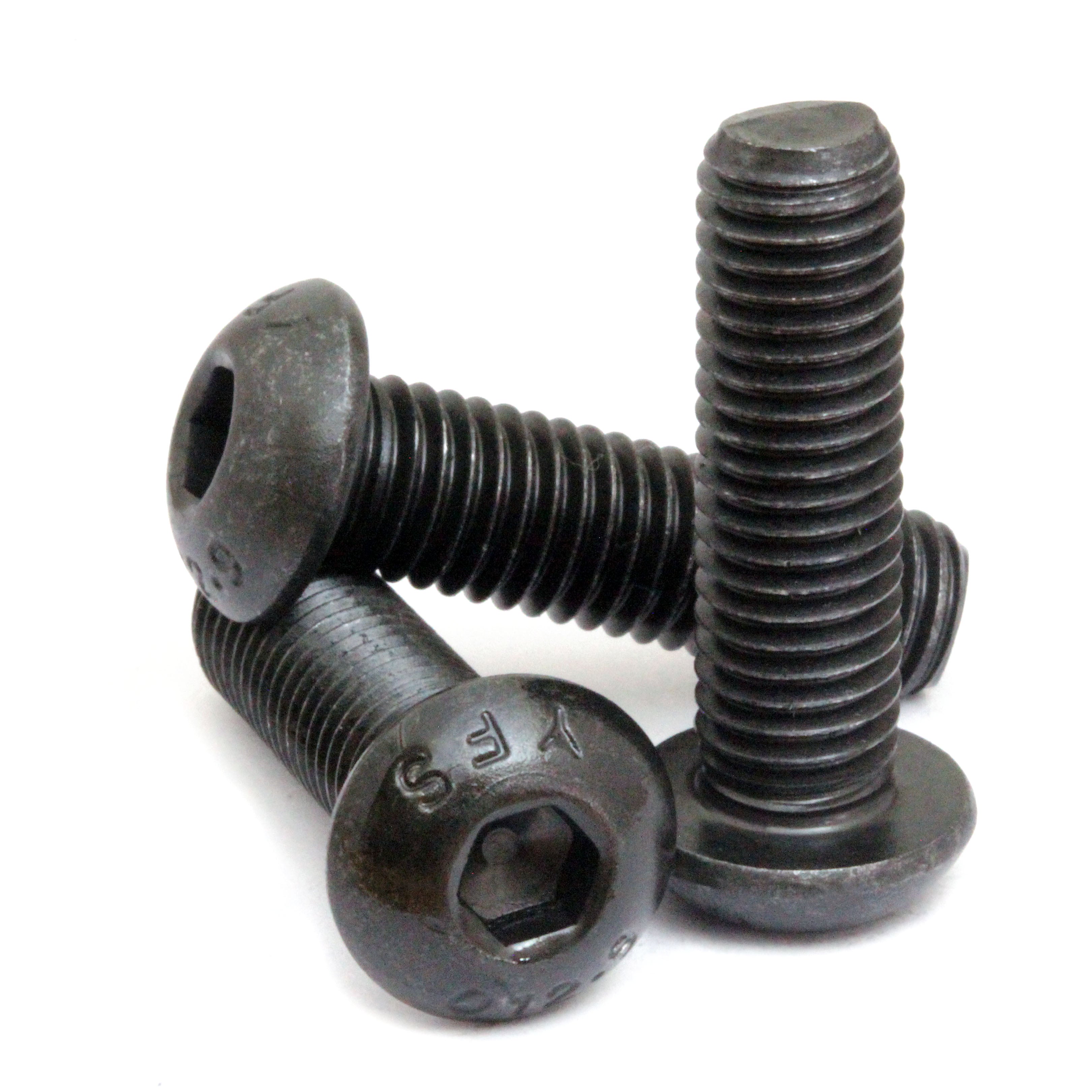 Bulk M3 Button Head Socket Cap screws, 12.9 Alloy Steel w/ Black Oxide