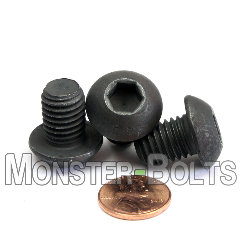 Bulk M12 Button Head Socket Cap screws, 12.9 Alloy Steel with Black Oxide
