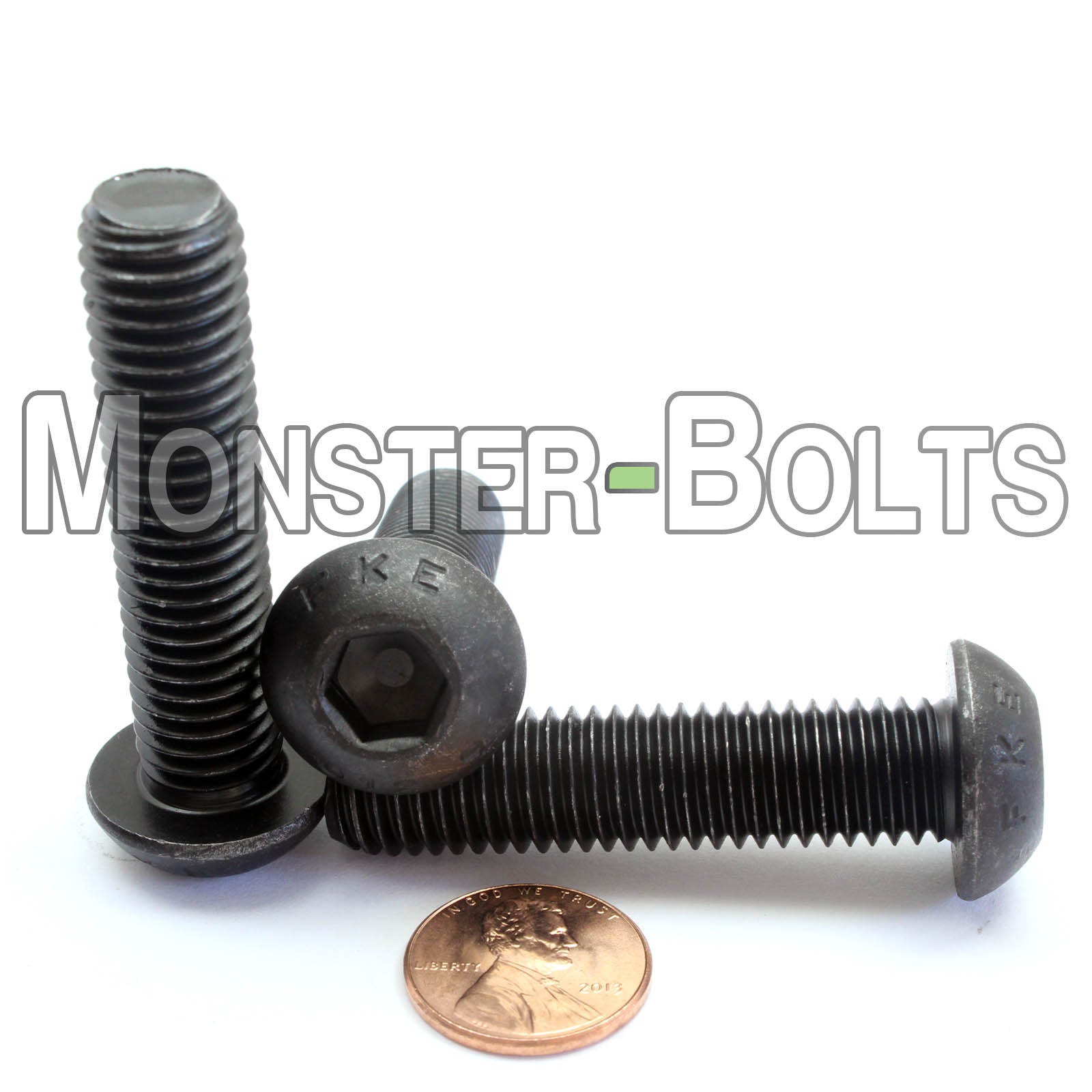 Bulk M12 Button Head Socket Cap screws, 12.9 Alloy Steel with Black Oxide