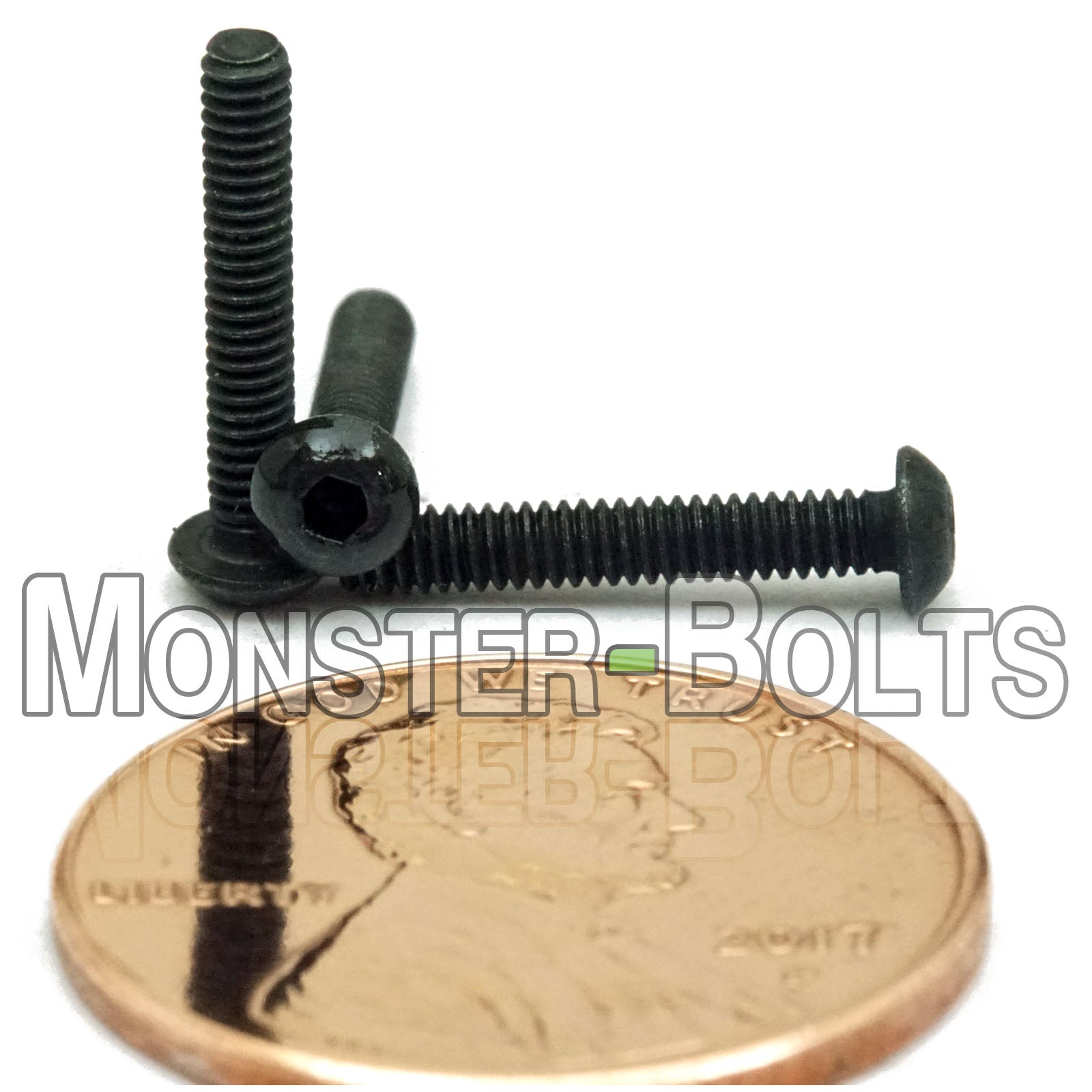 Bulk M2 Button Head Socket Cap screws, 12.9 Alloy Steel with Black Oxide