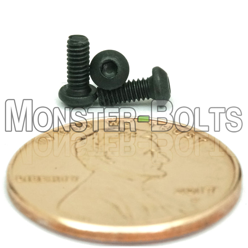 Bulk M2 Button Head Socket Cap screws, 12.9 Alloy Steel with Black Oxide