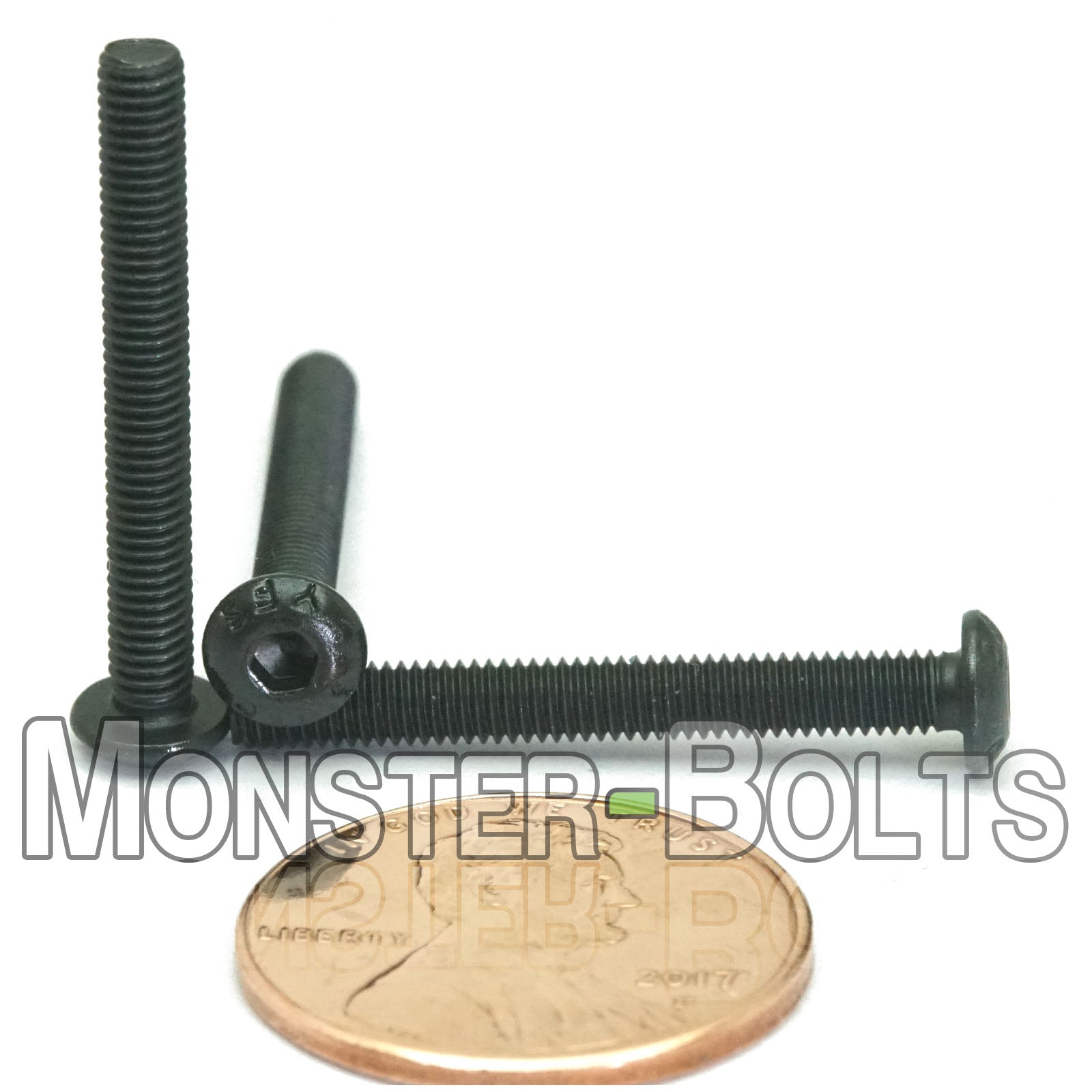 Bulk M3 Button Head Socket Cap screws, 12.9 Alloy Steel w/ Black Oxide