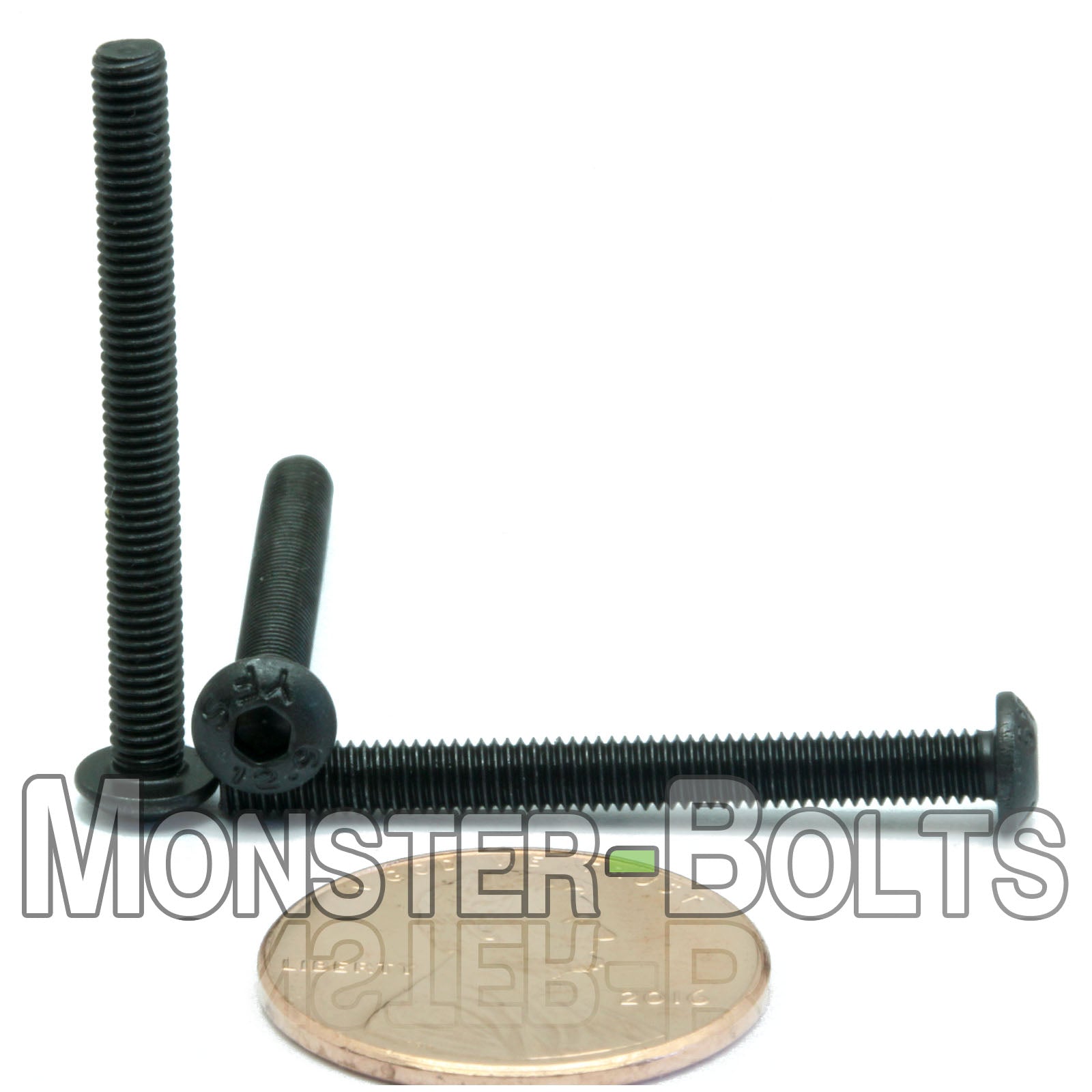 Bulk M3 Button Head Socket Cap screws, 12.9 Alloy Steel w/ Black Oxide