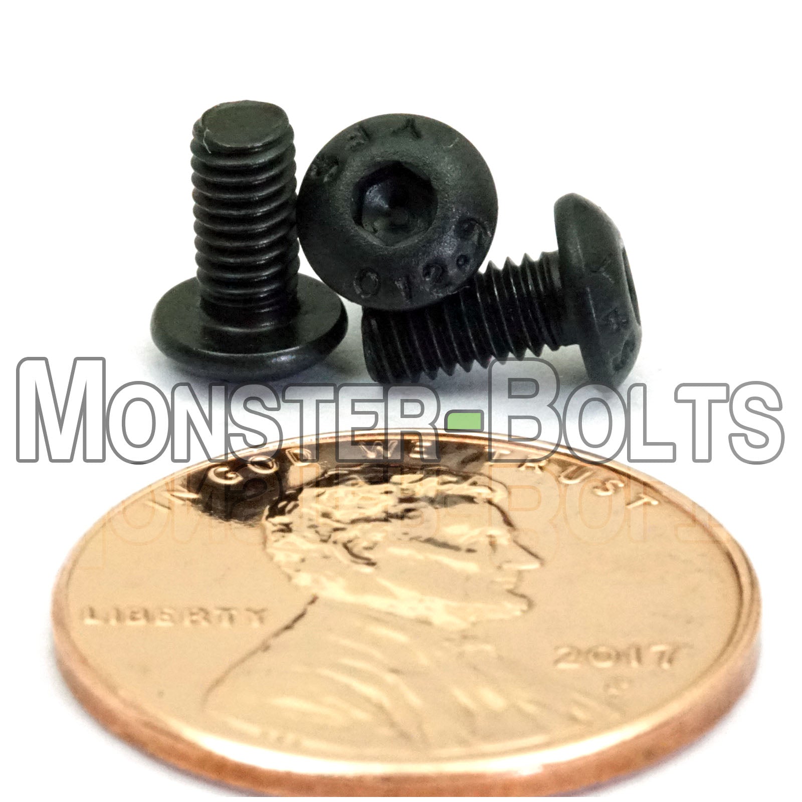 Bulk M3 Button Head Socket Cap screws, 12.9 Alloy Steel w/ Black Oxide