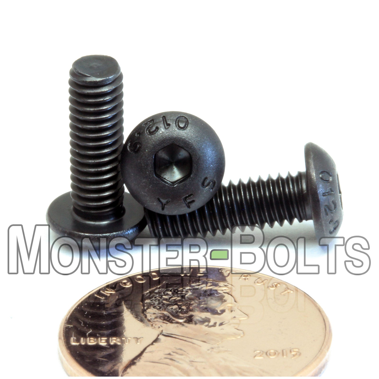 Bulk M4 Button Head Socket Cap screws, 12.9 Alloy Steel w/ Black Oxide