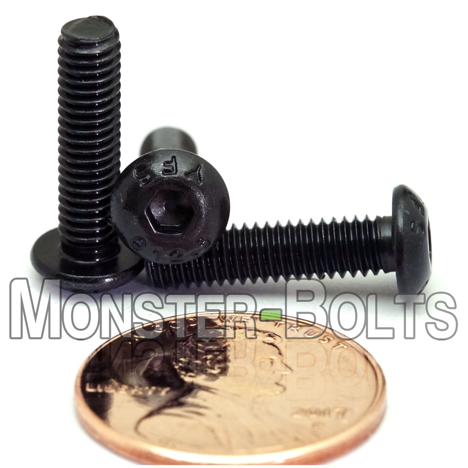 Bulk M4 Button Head Socket Cap screws, 12.9 Alloy Steel w/ Black Oxide