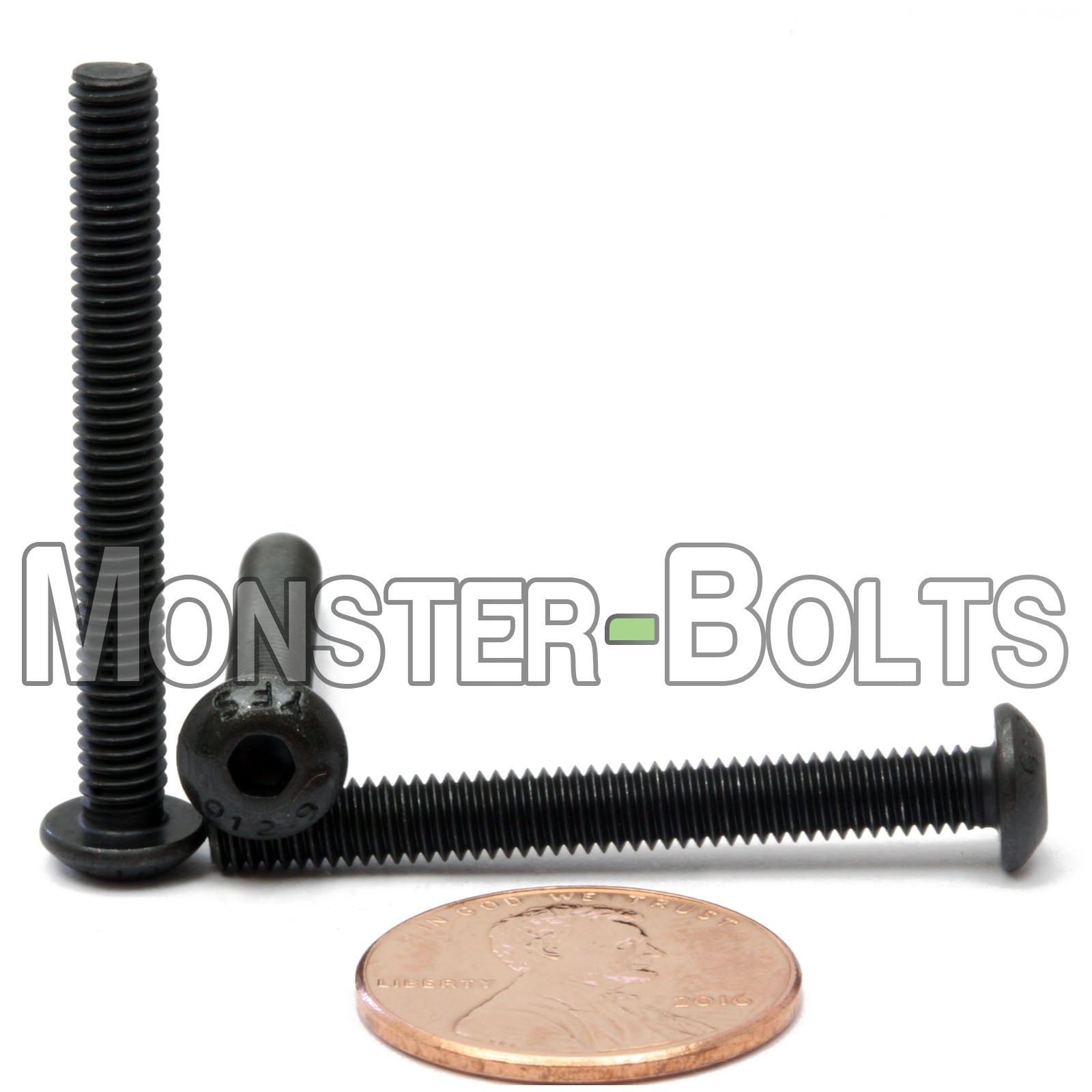 Bulk M4 Button Head Socket Cap screws, 12.9 Alloy Steel w/ Black Oxide