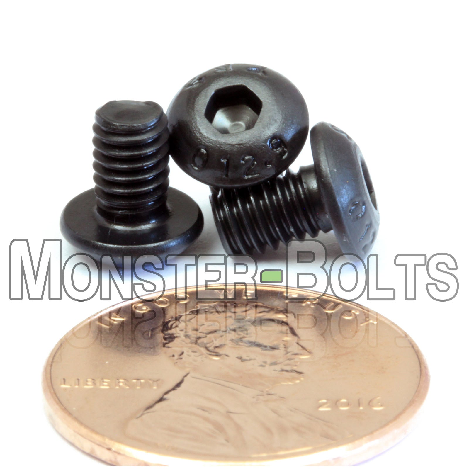 Bulk M4 Button Head Socket Cap screws, 12.9 Alloy Steel w/ Black Oxide