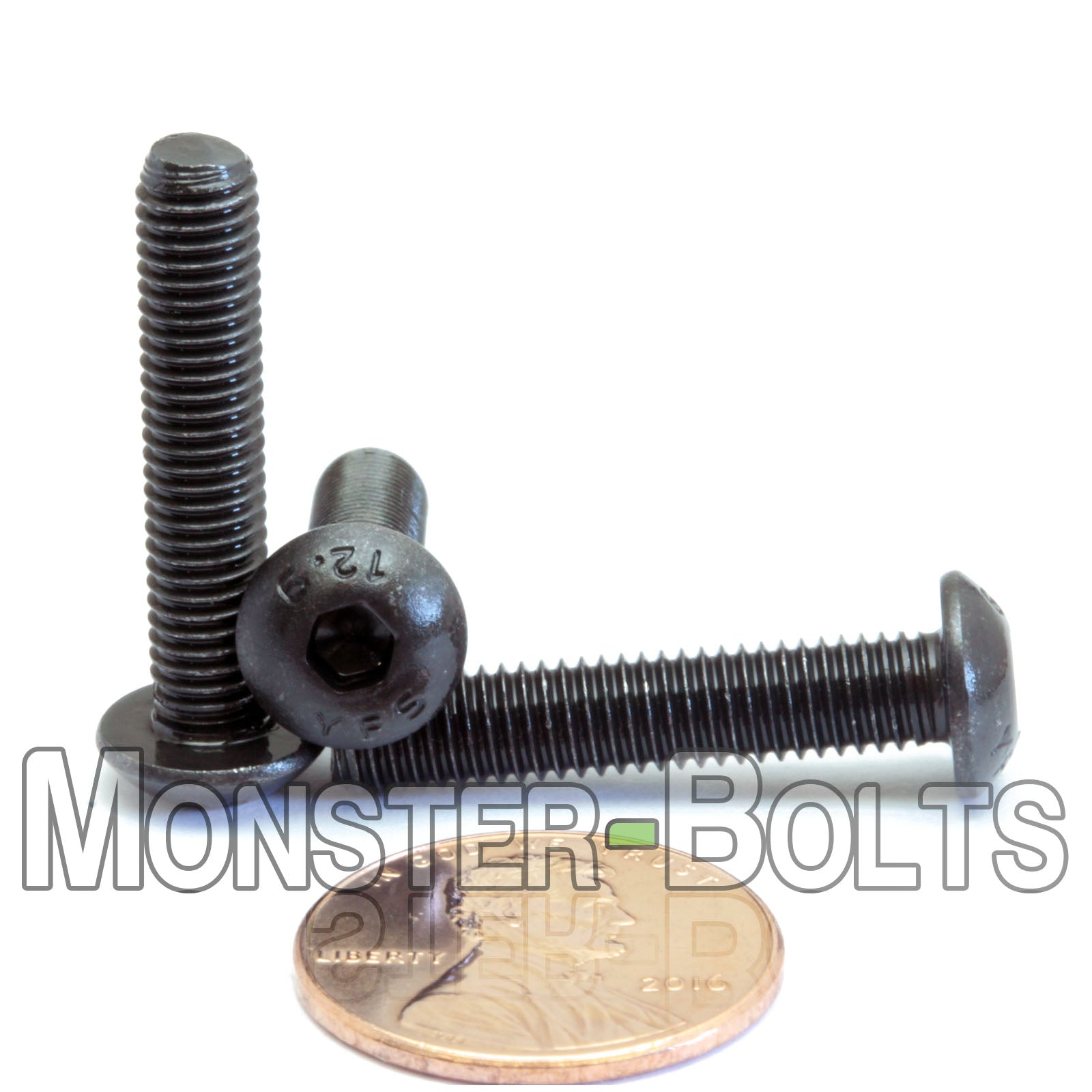 Bulk M5 Button Head Socket Cap screws, 12.9 Alloy Steel w/ Black Oxide